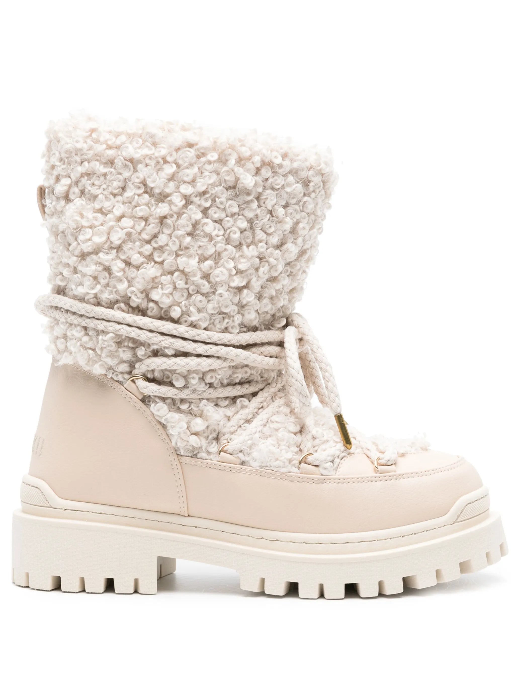 Vegan Riccio lace-up boots