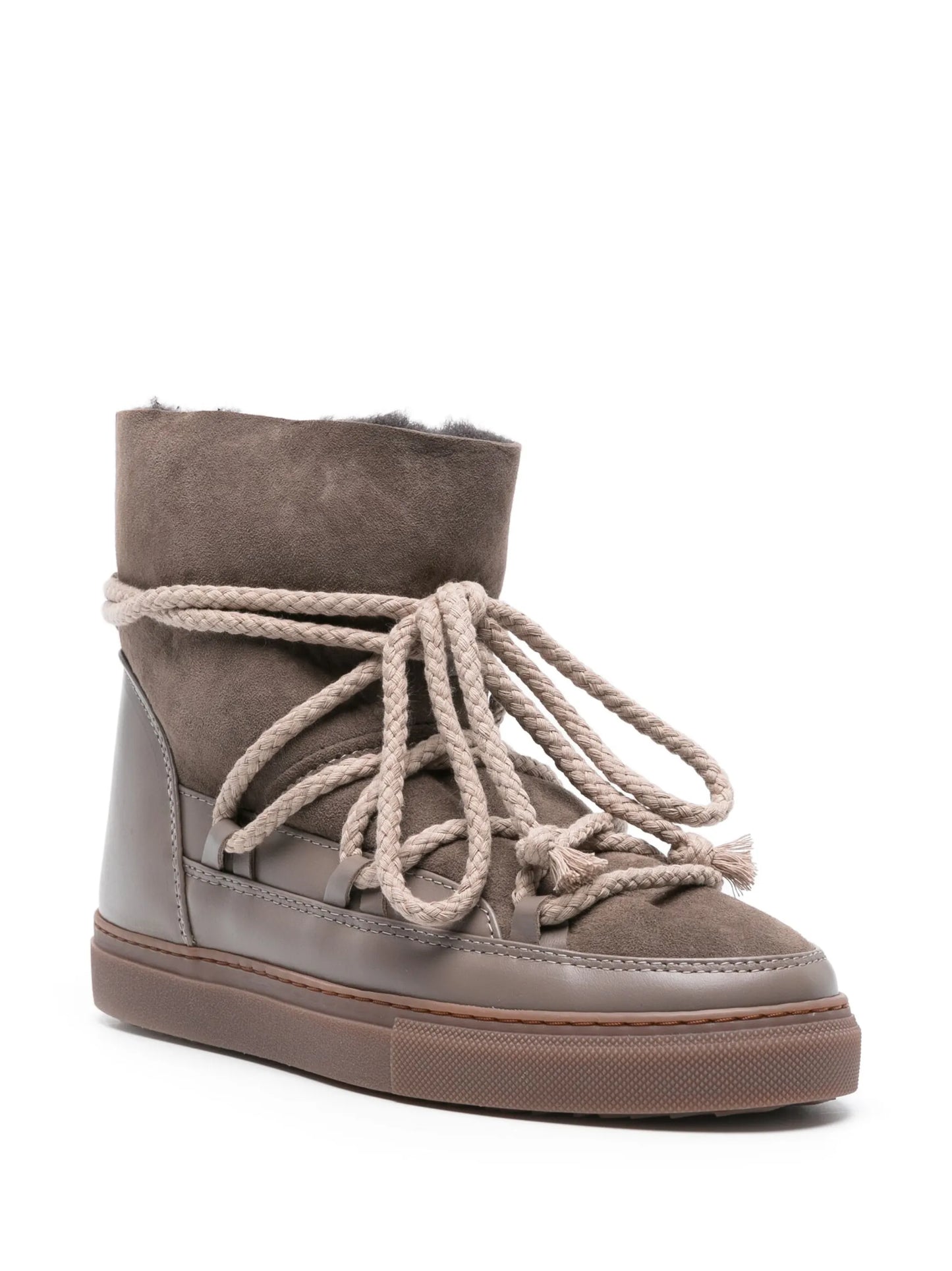 Classic suede lace-up boots