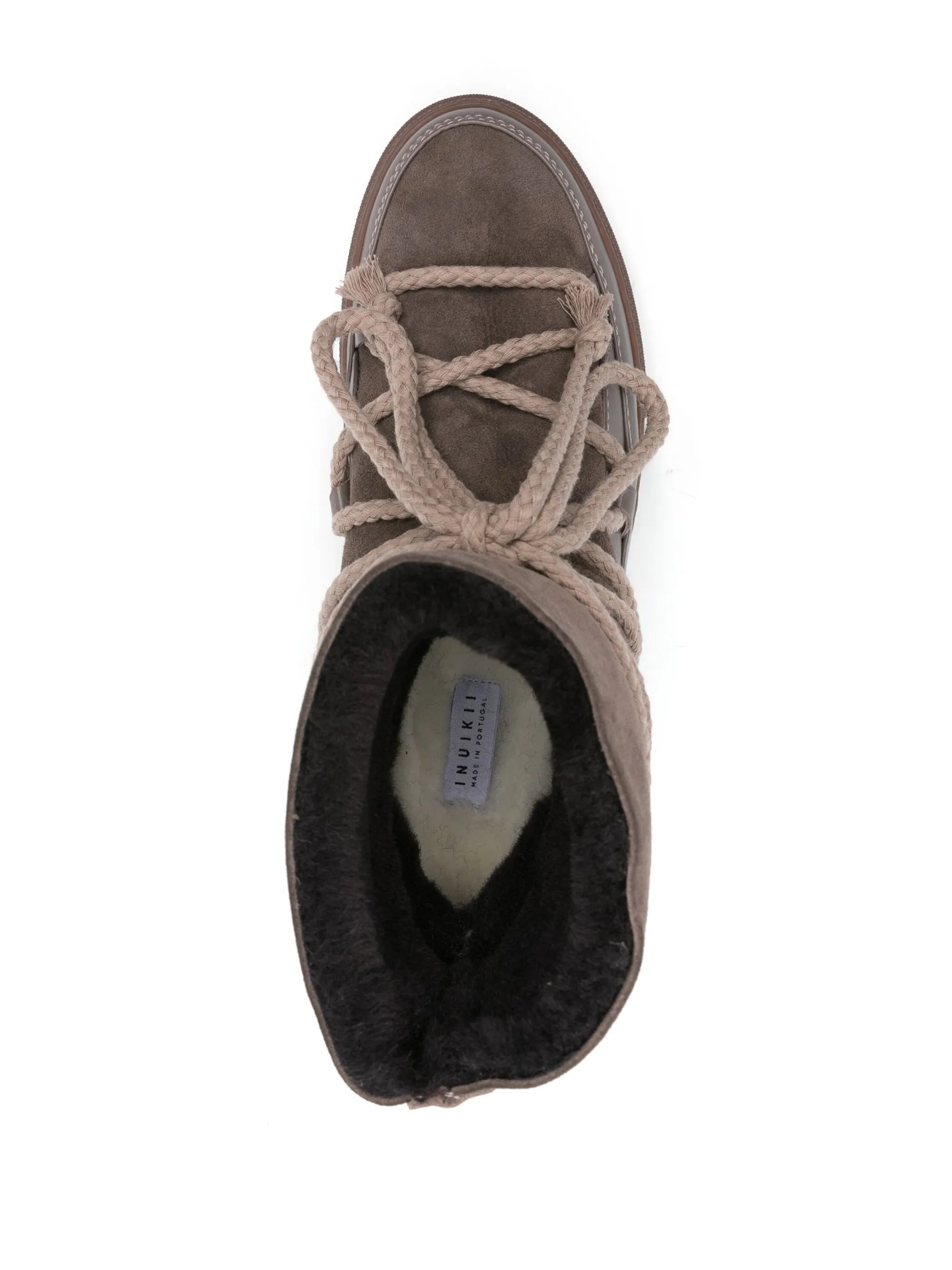 Classic suede lace-up boots