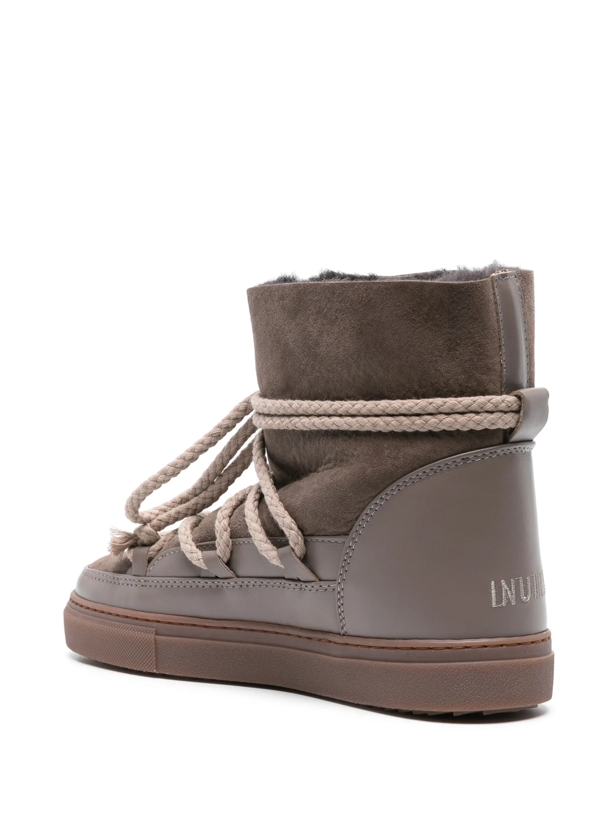 Classic suede lace-up boots