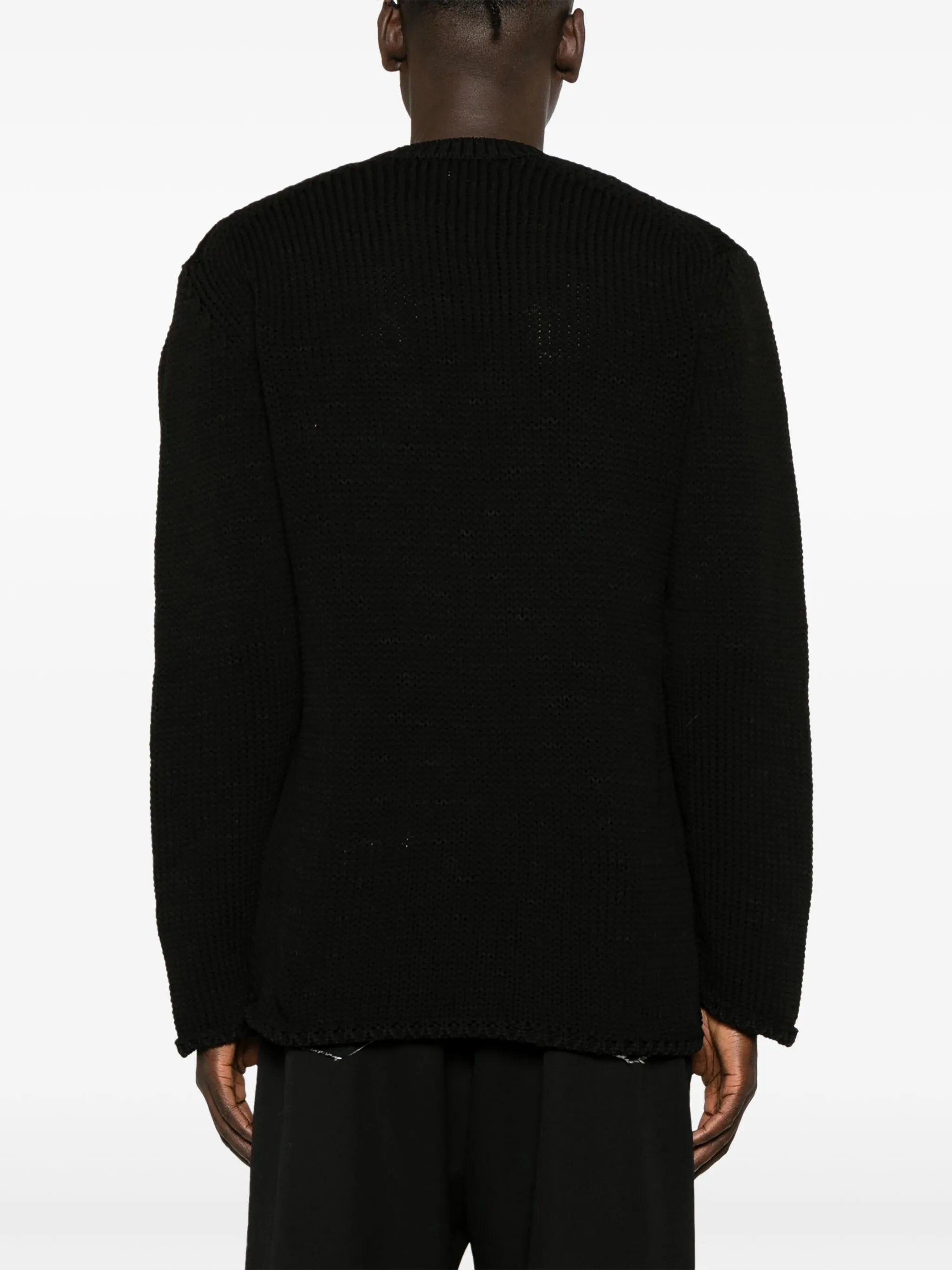 cable-knit jumper