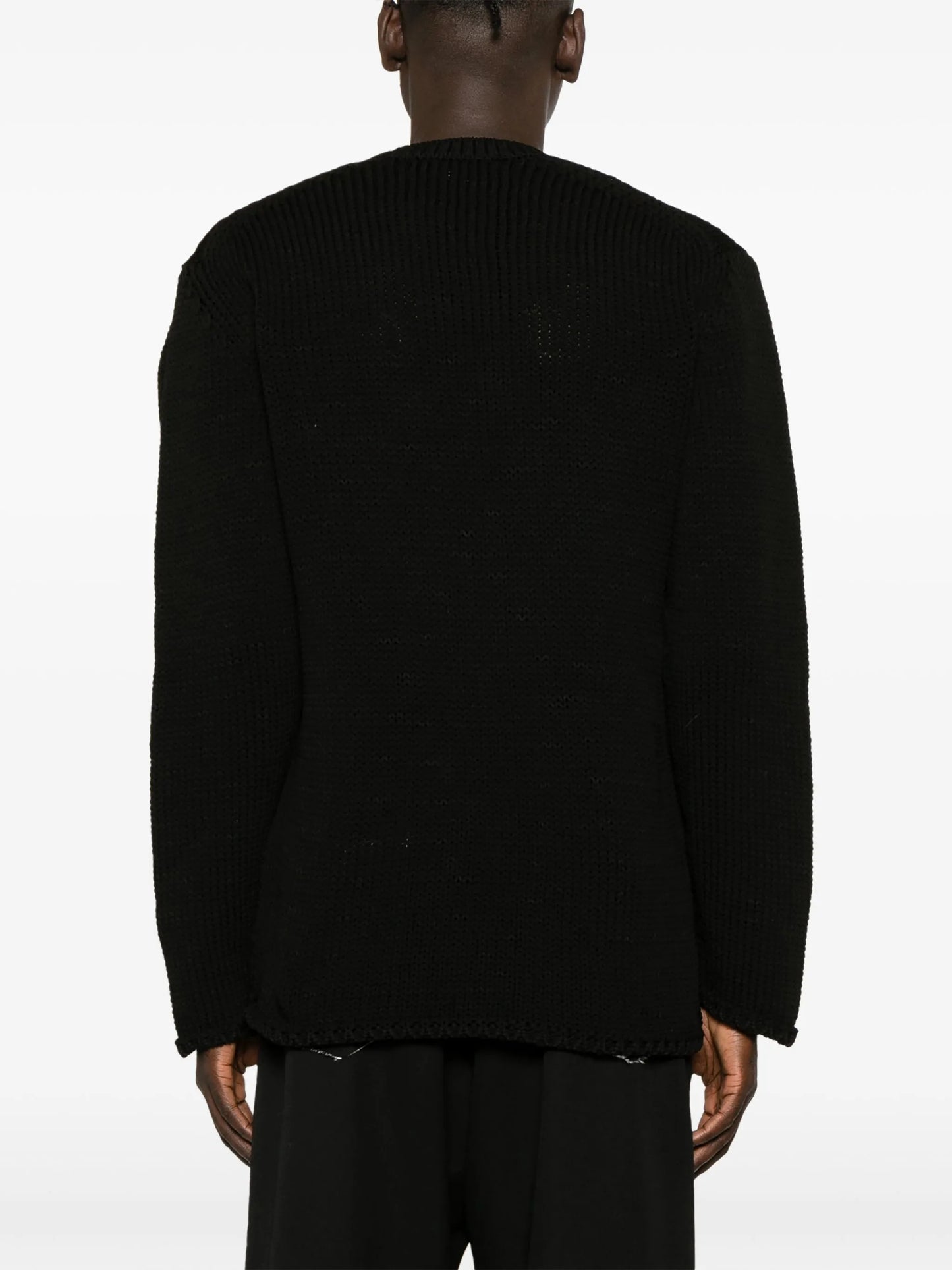 cable-knit jumper