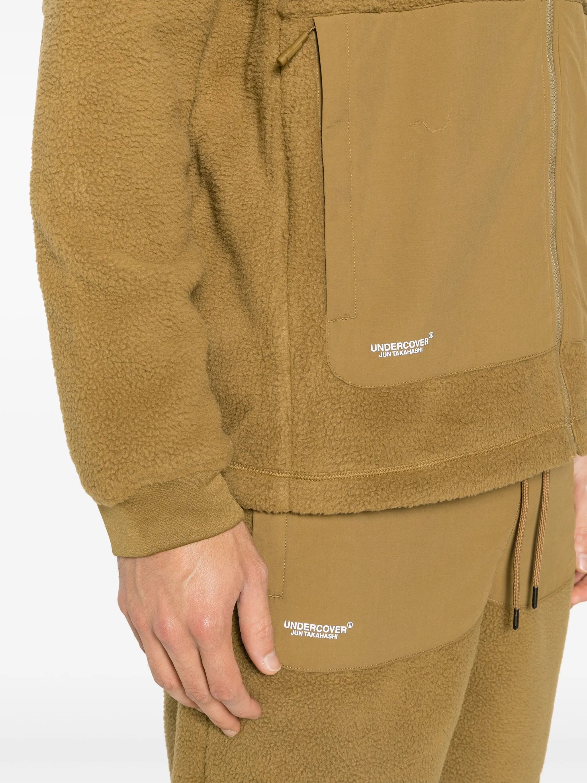x Undercover Project zip-off fleece jacket