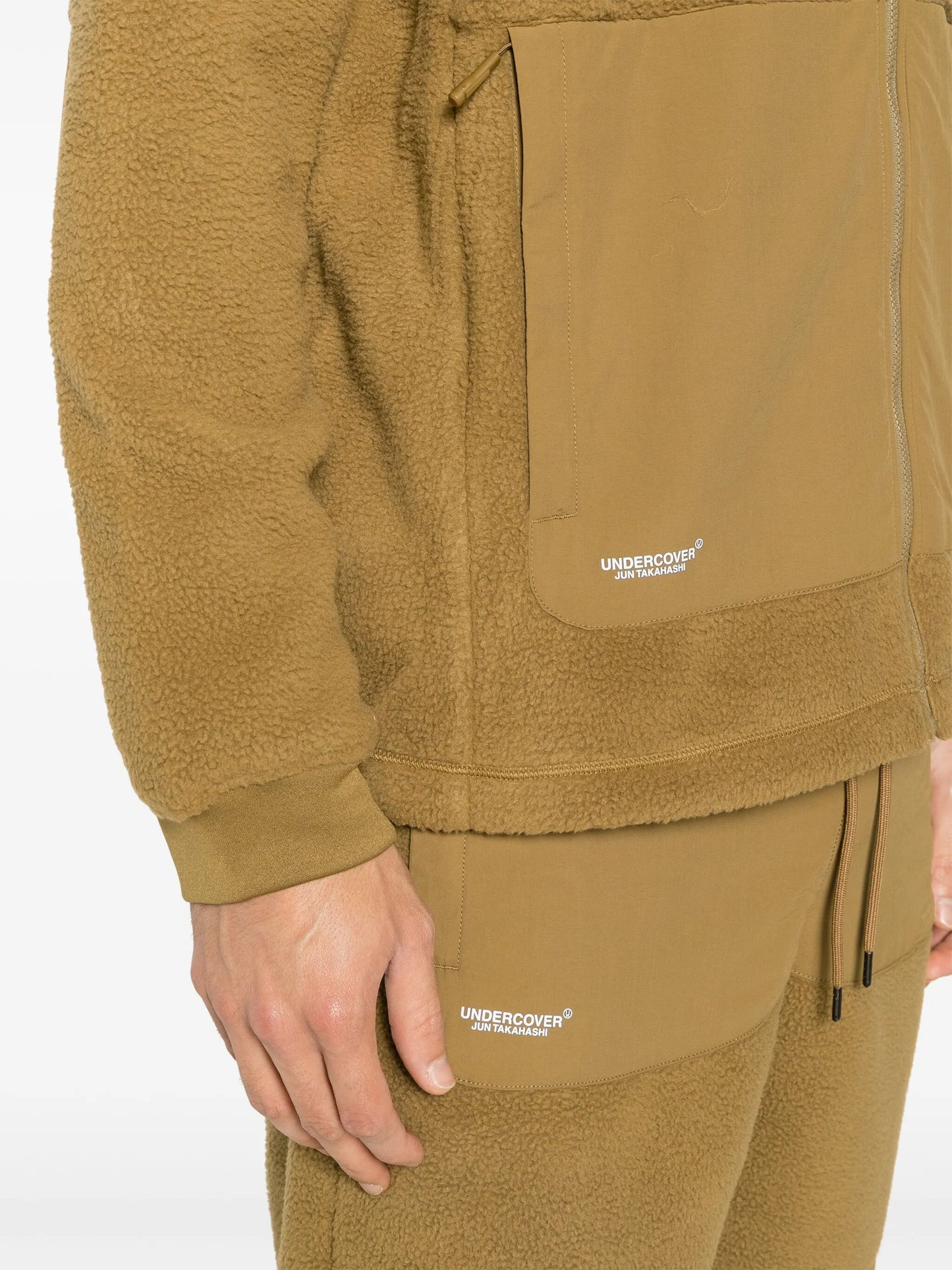 x Undercover Project zip-off fleece jacket