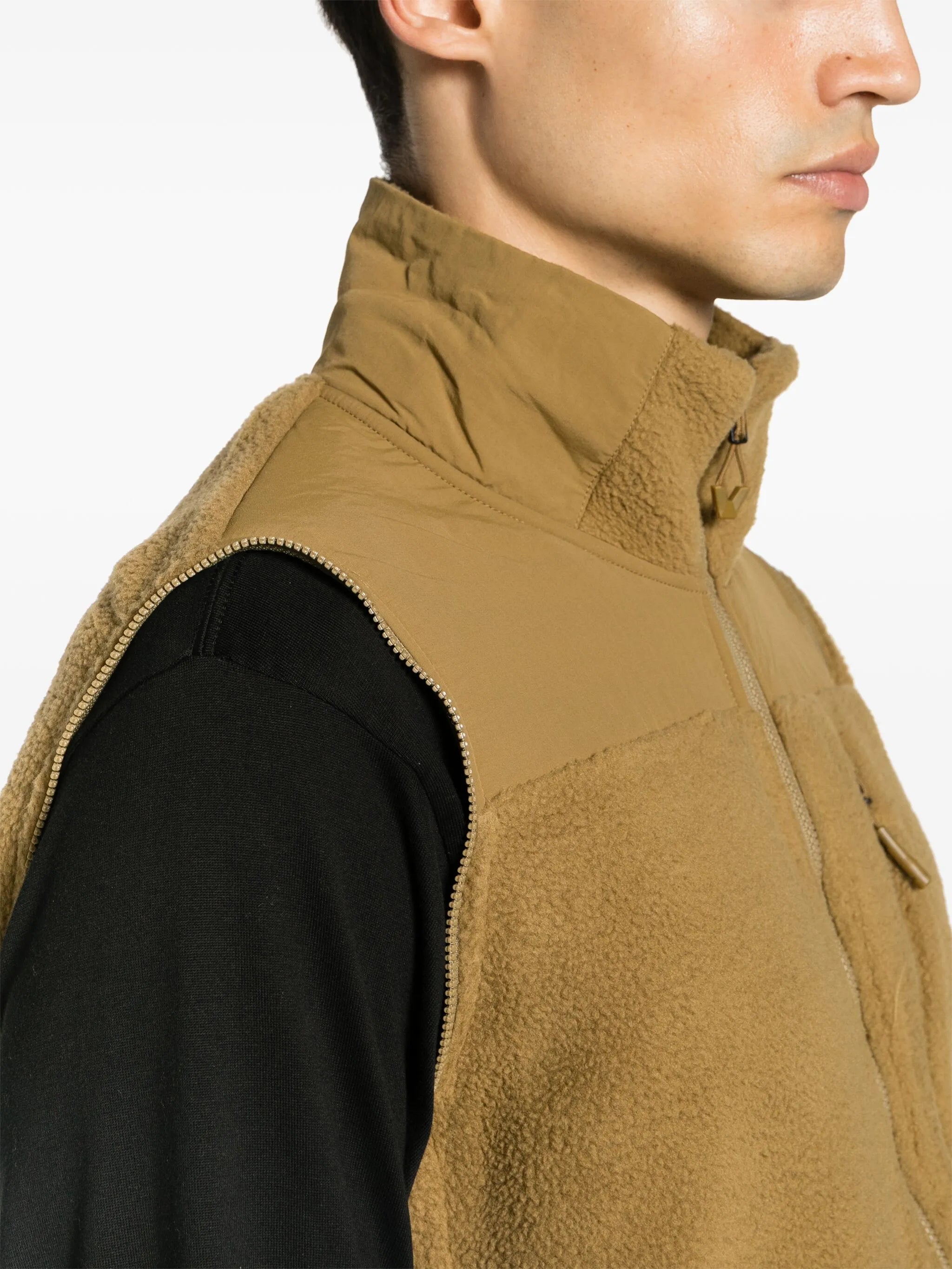x Undercover Project zip-off fleece jacket