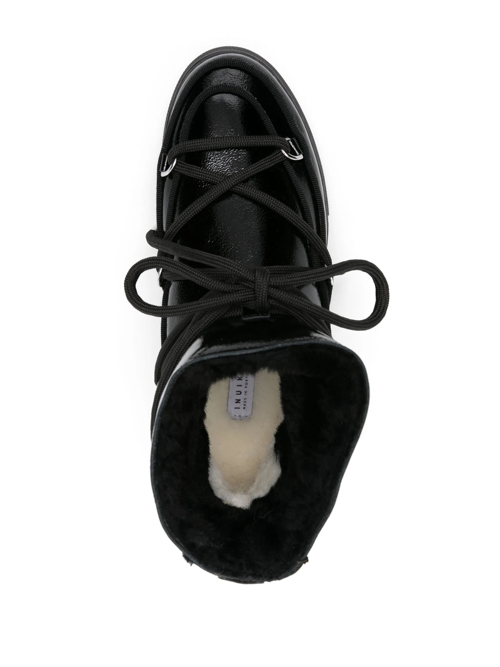 Classic leather lace-up boots