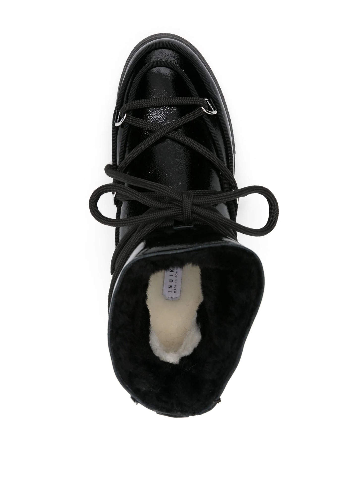 Classic leather lace-up boots