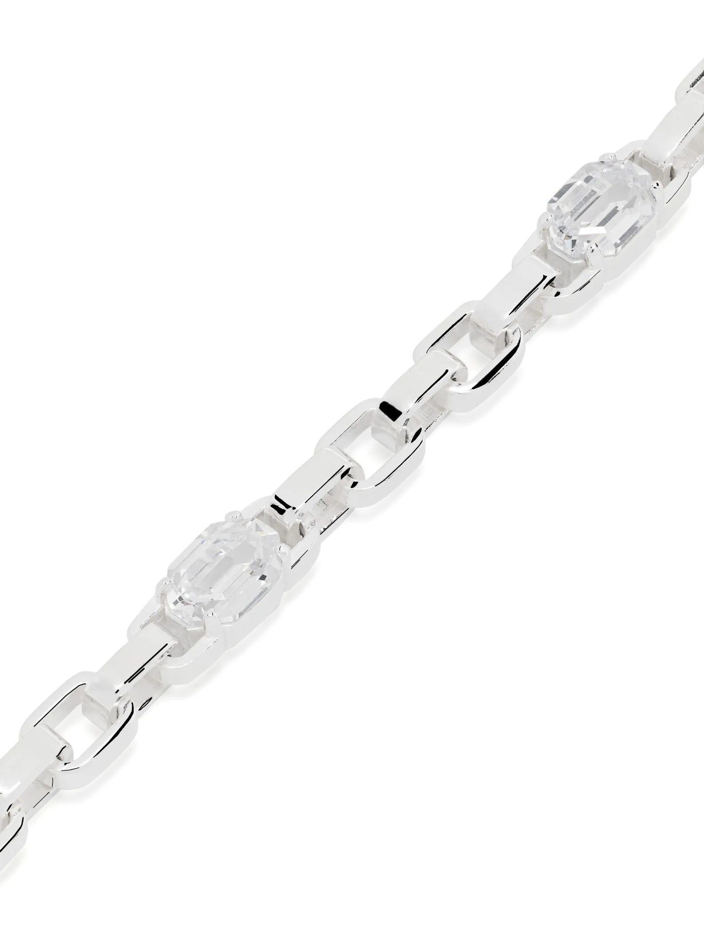 crystal-embellished chain-link bracelet