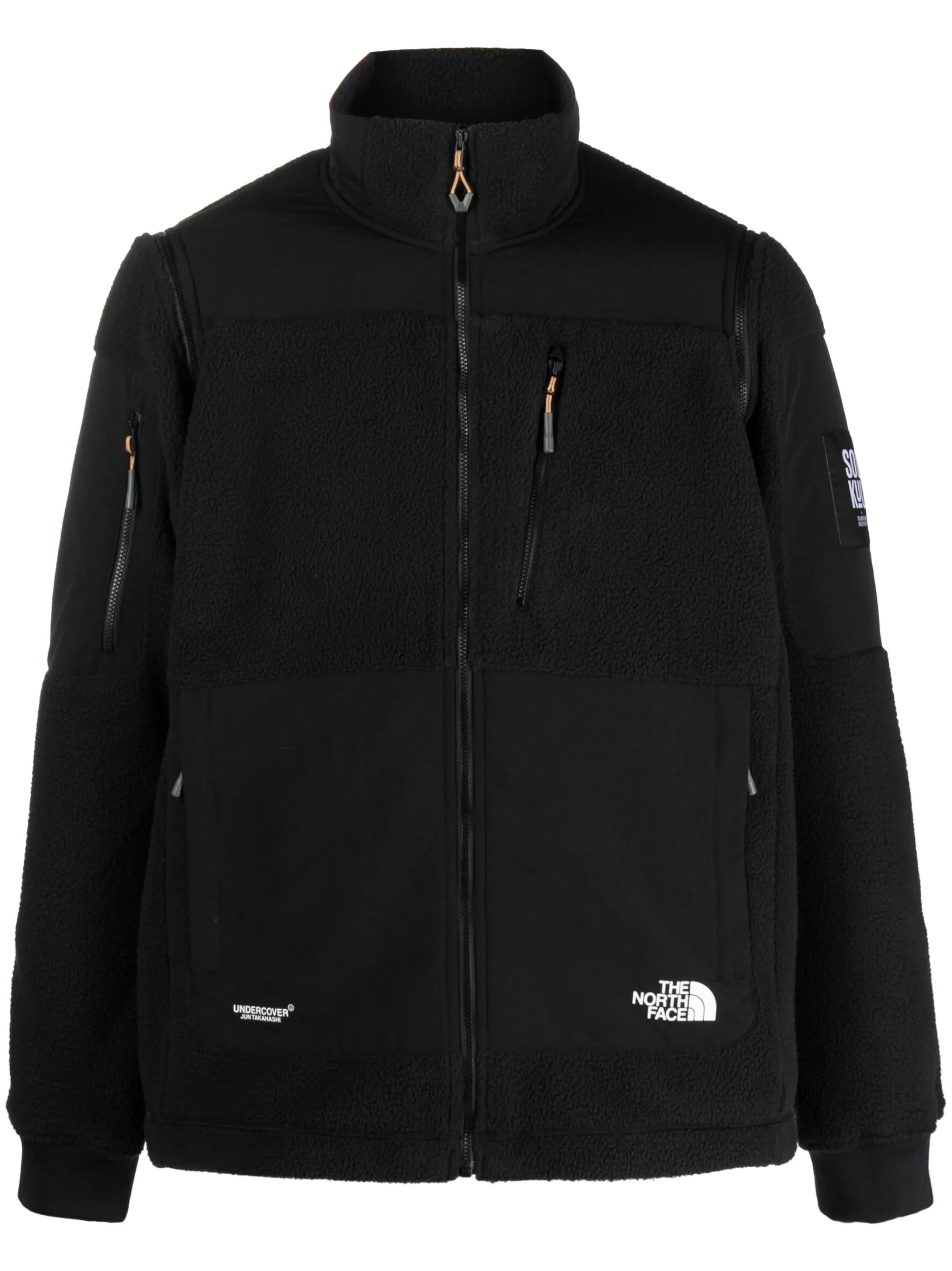 x Undercover Soukuu zip-up fleece jacket