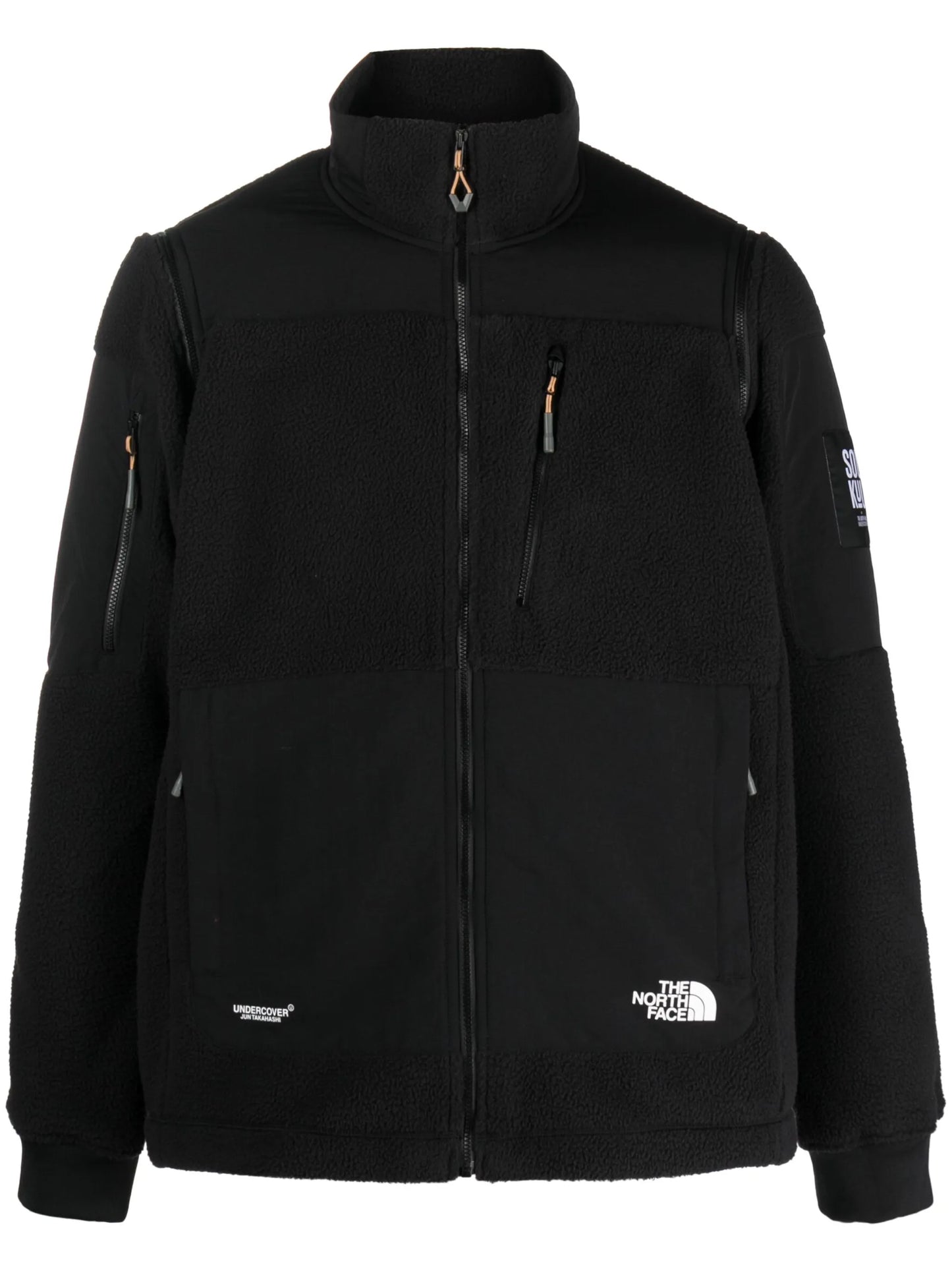 x Undercover Soukuu zip-up fleece jacket