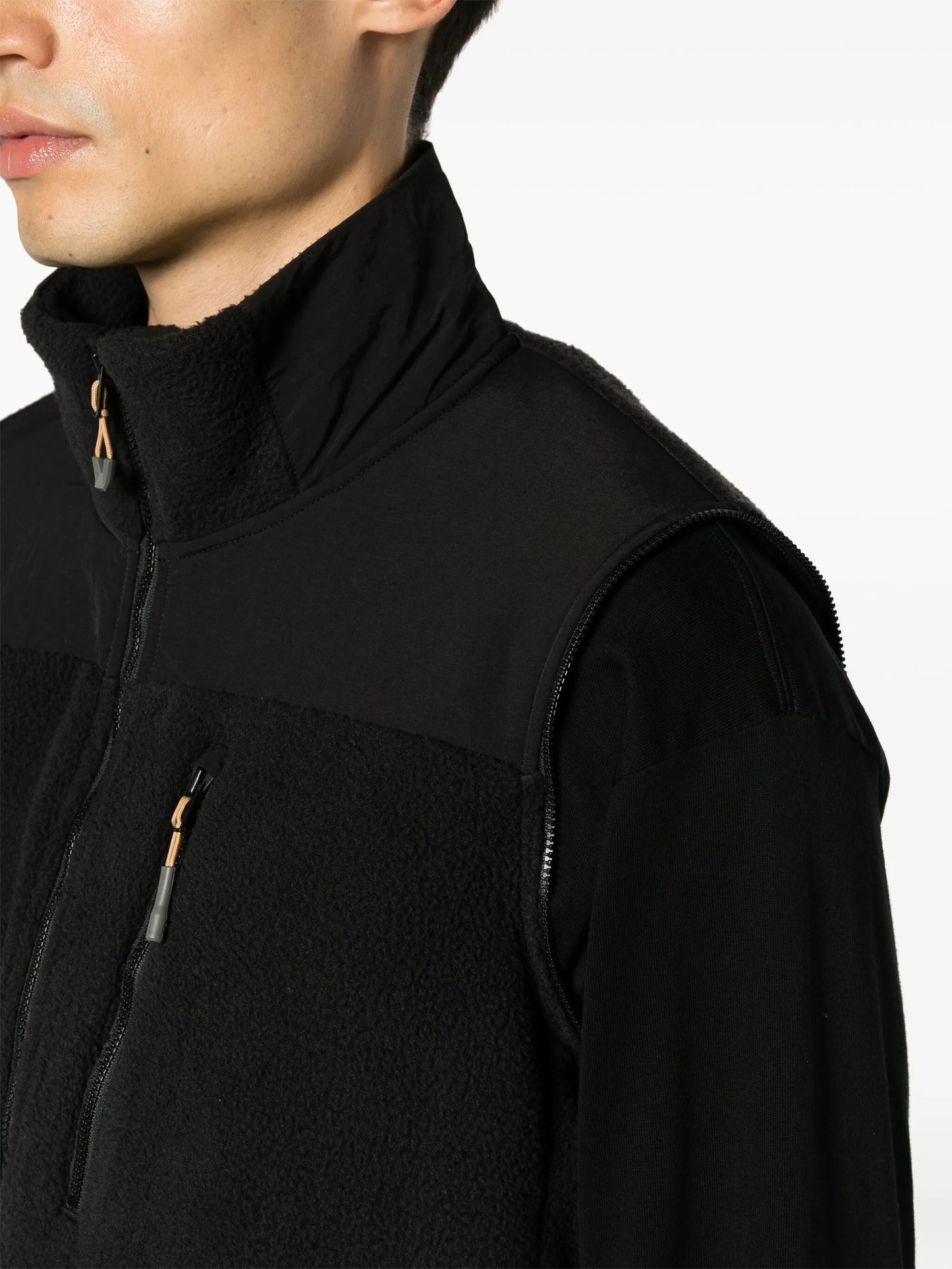 x Undercover Soukuu zip-up fleece jacket