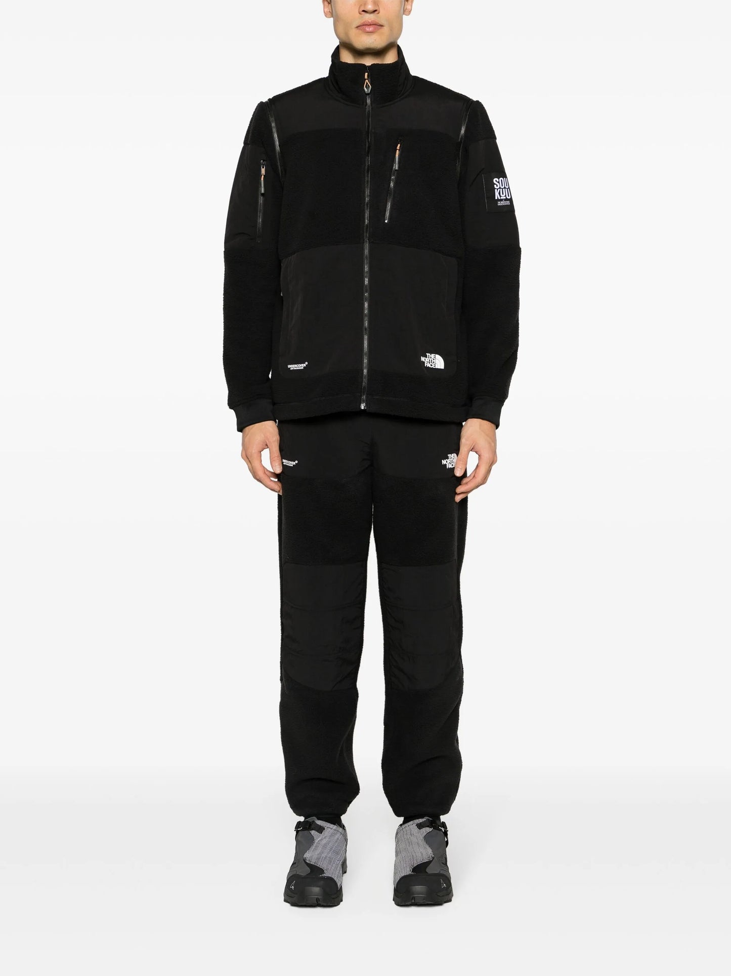 x Undercover Soukuu zip-up fleece jacket