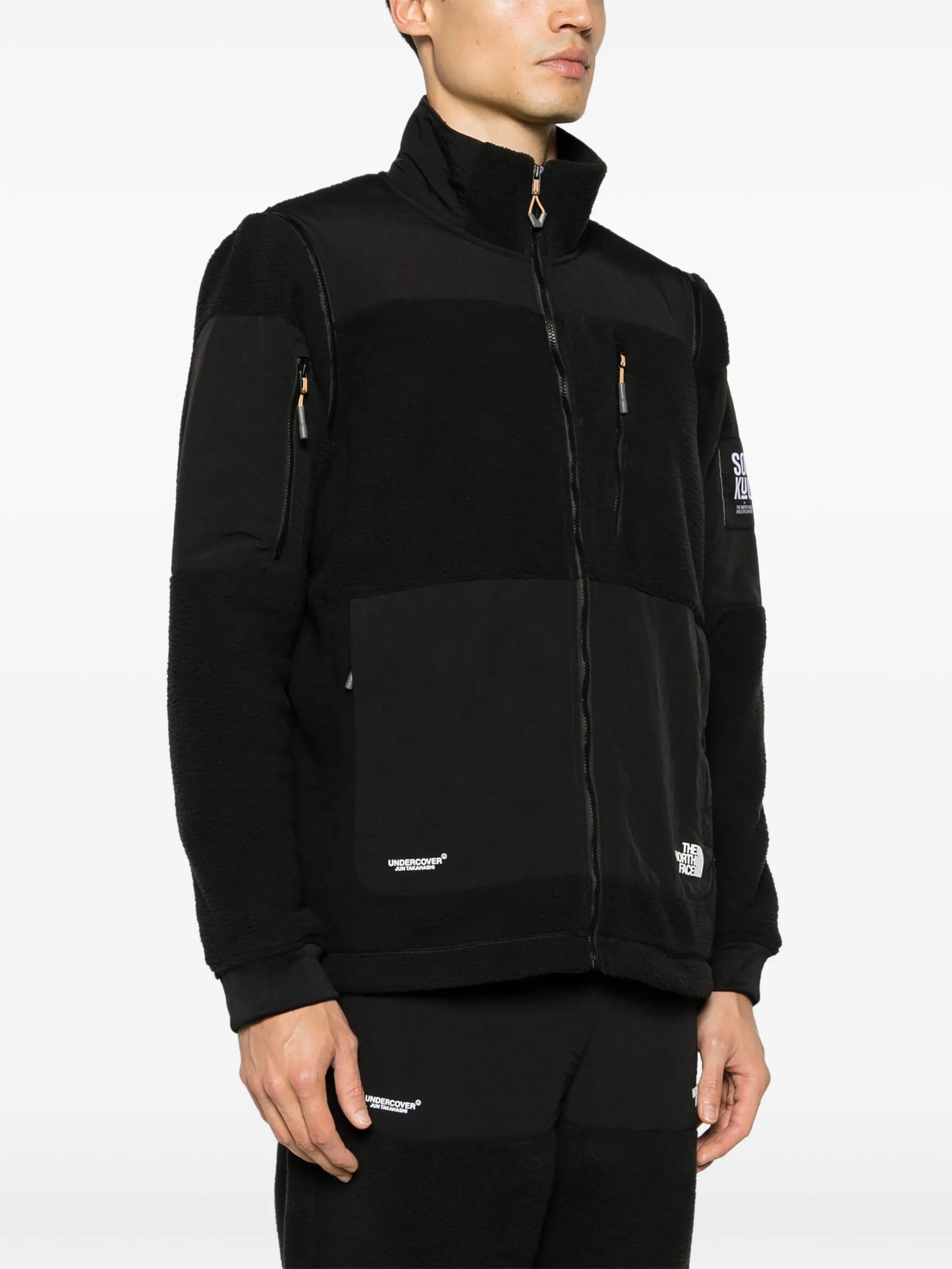 x Undercover Soukuu zip-up fleece jacket