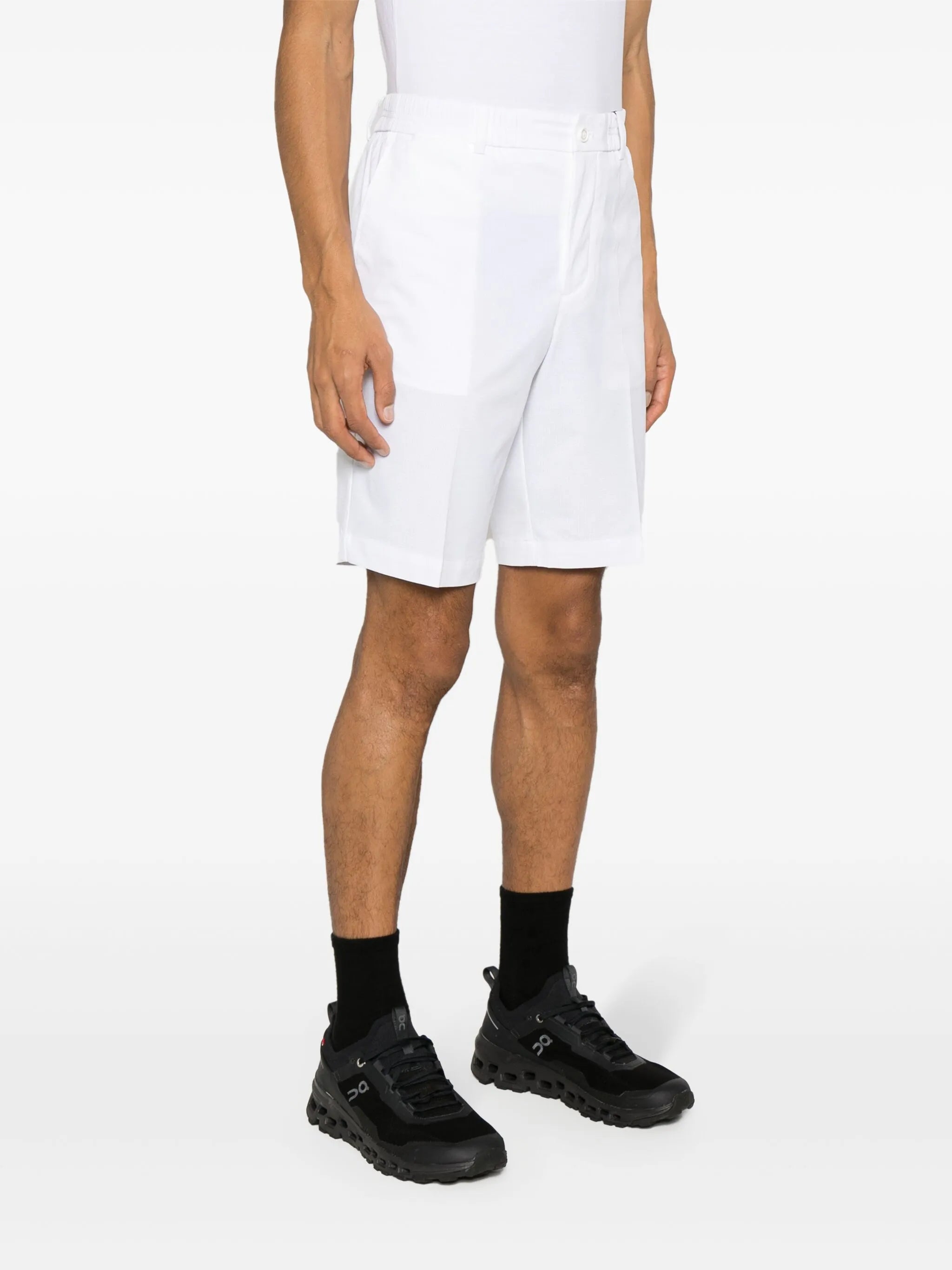 Stuart strech-jersey shorts