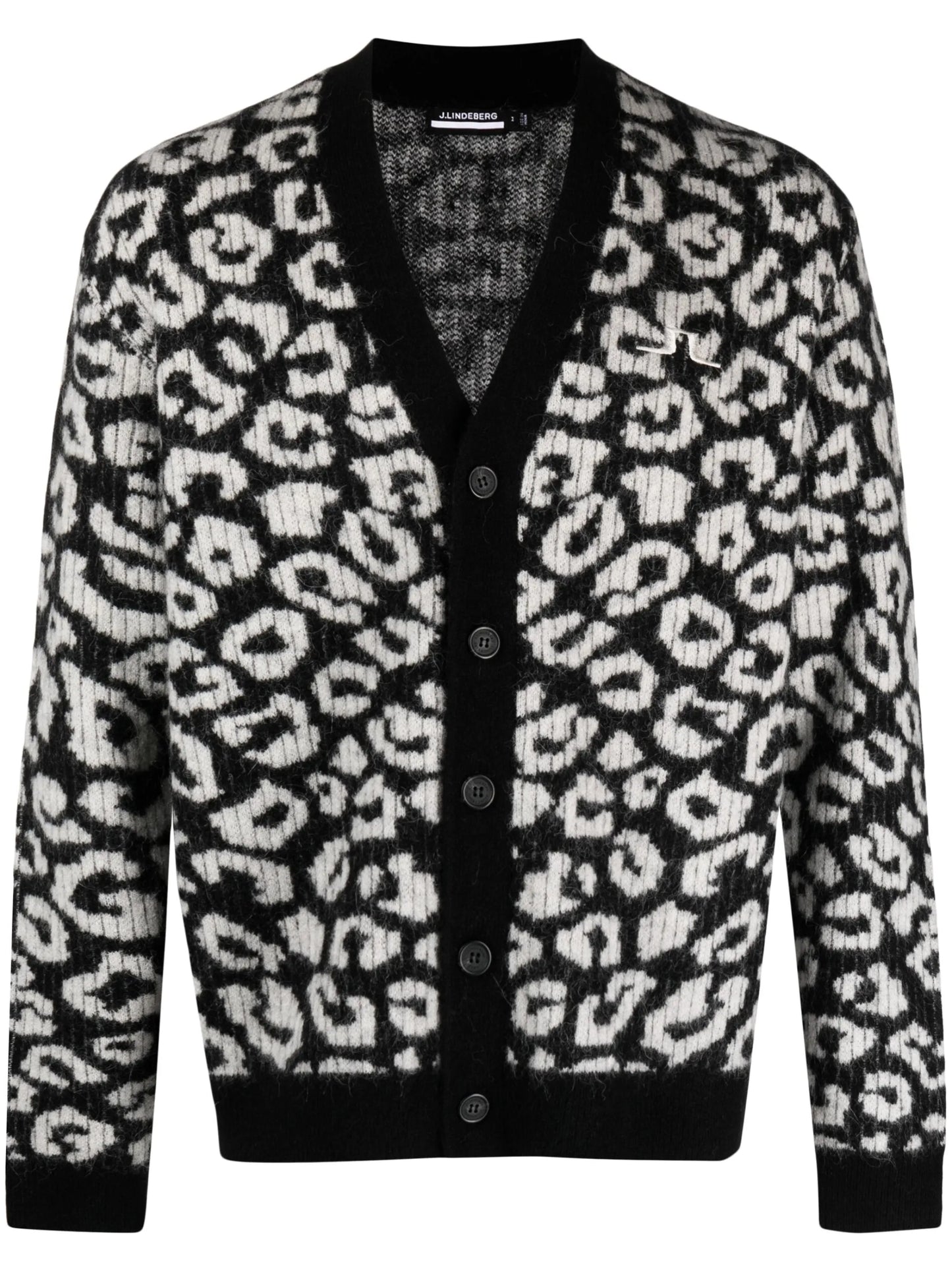 Frederic patterned-jacquard cardigan