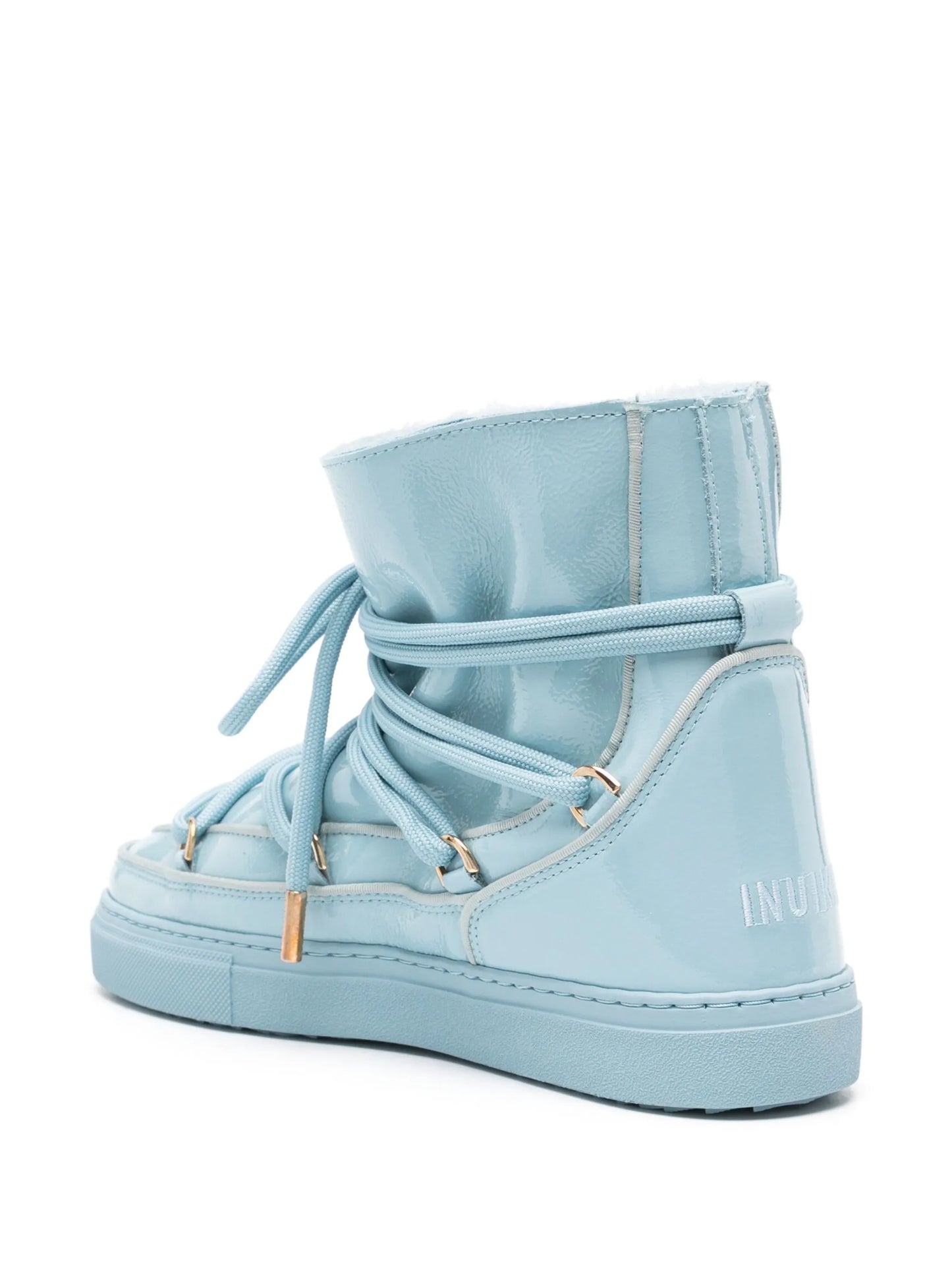 Classic leather lace-up boots