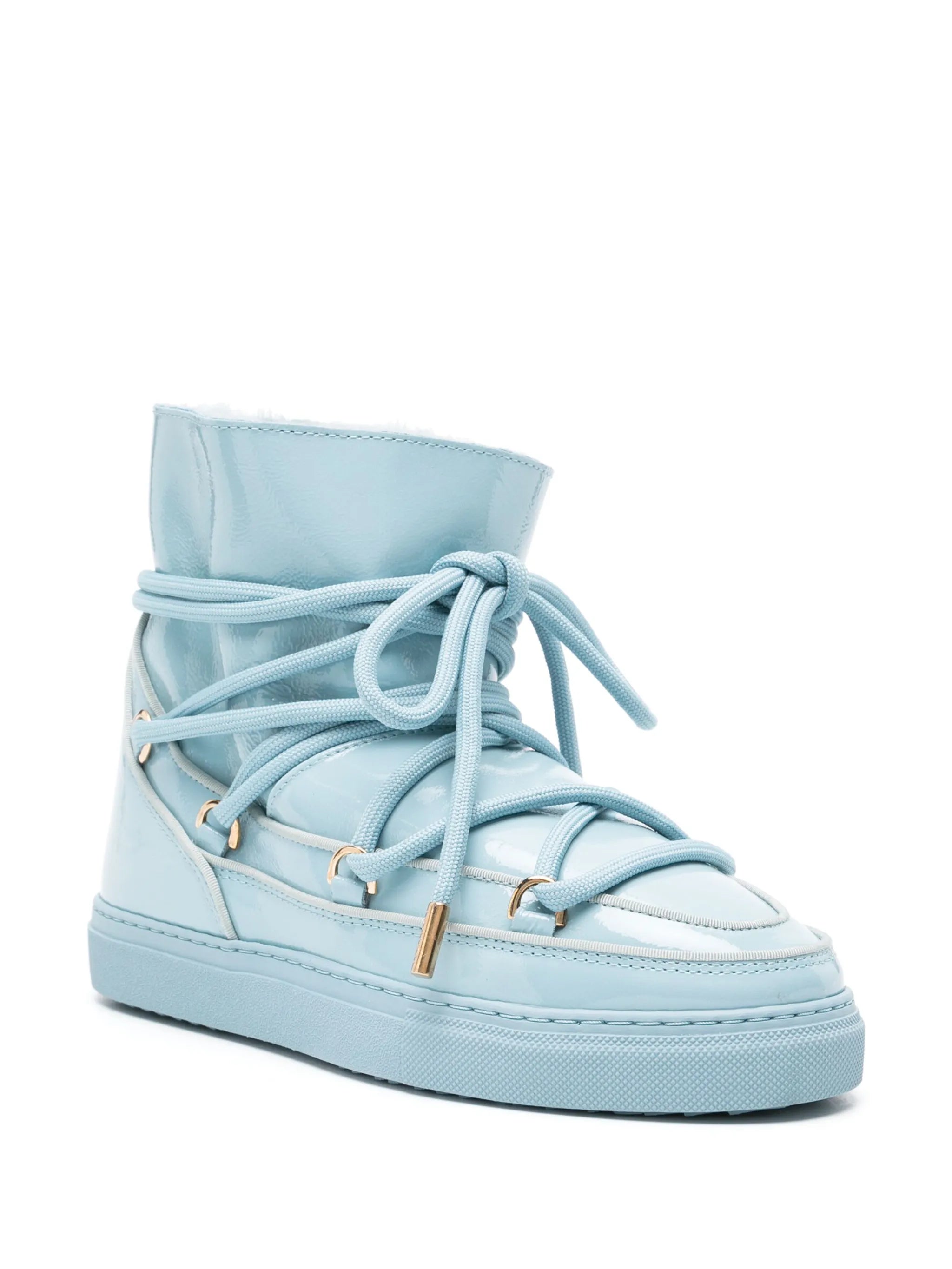 Classic leather lace-up boots