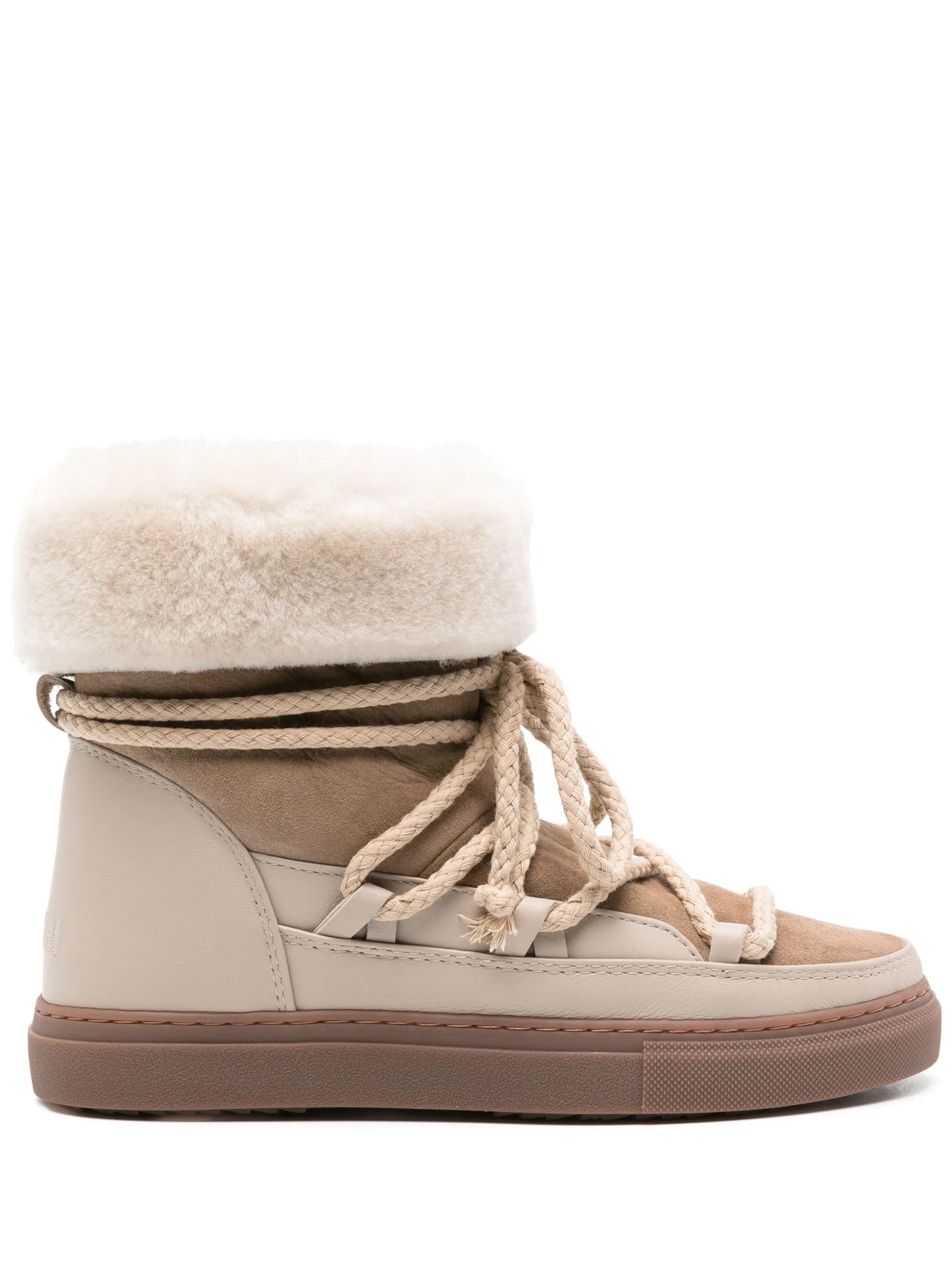 Classic leather lace-up boots
