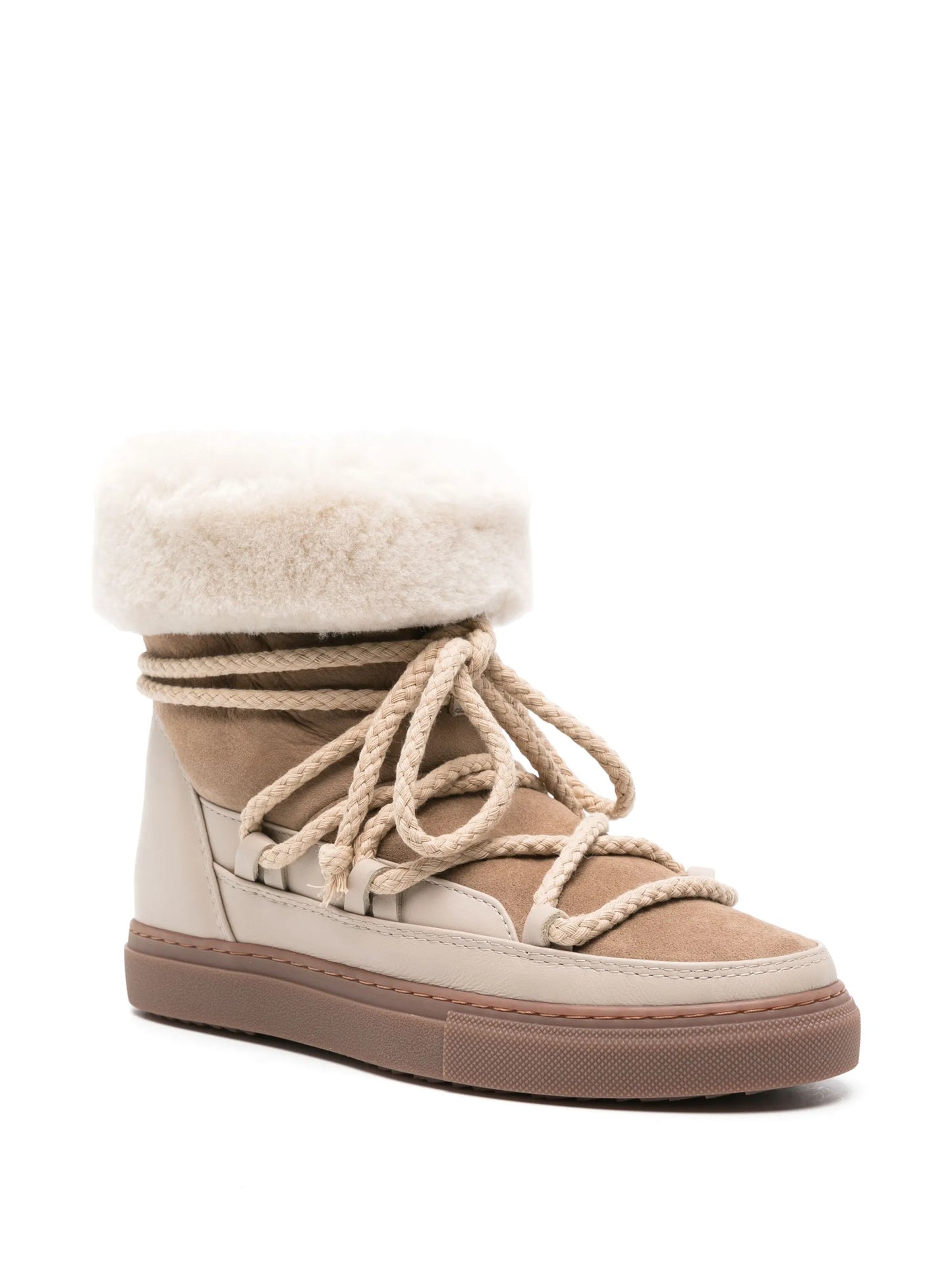 Classic leather lace-up boots