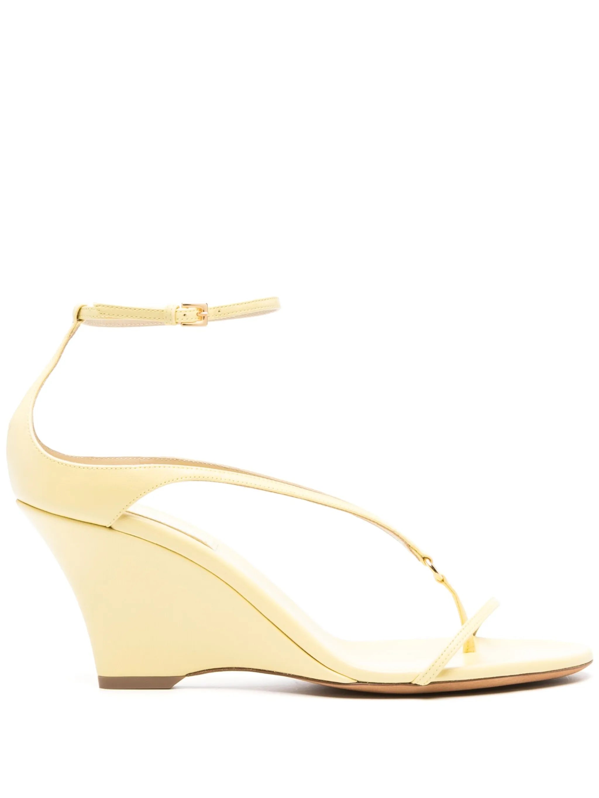 Marion leather wedge sandals
