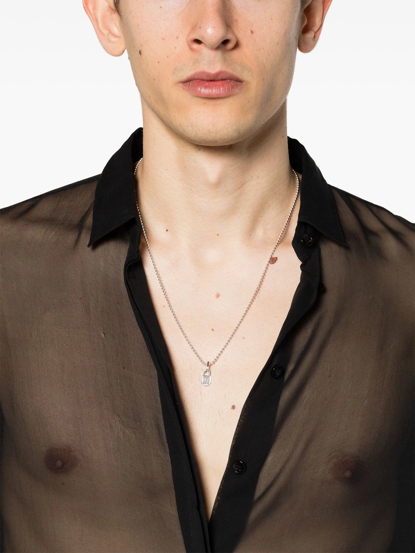 mini Solitaire pendant necklace