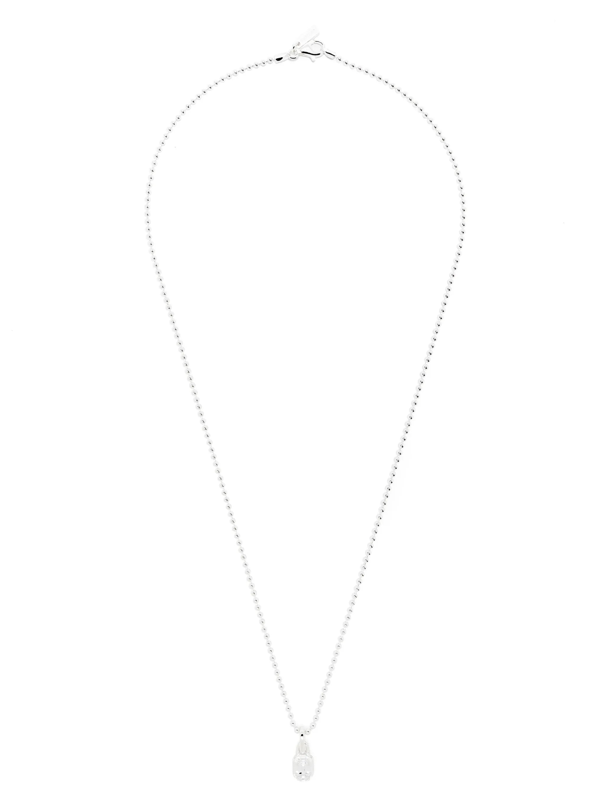 mini Solitaire pendant necklace