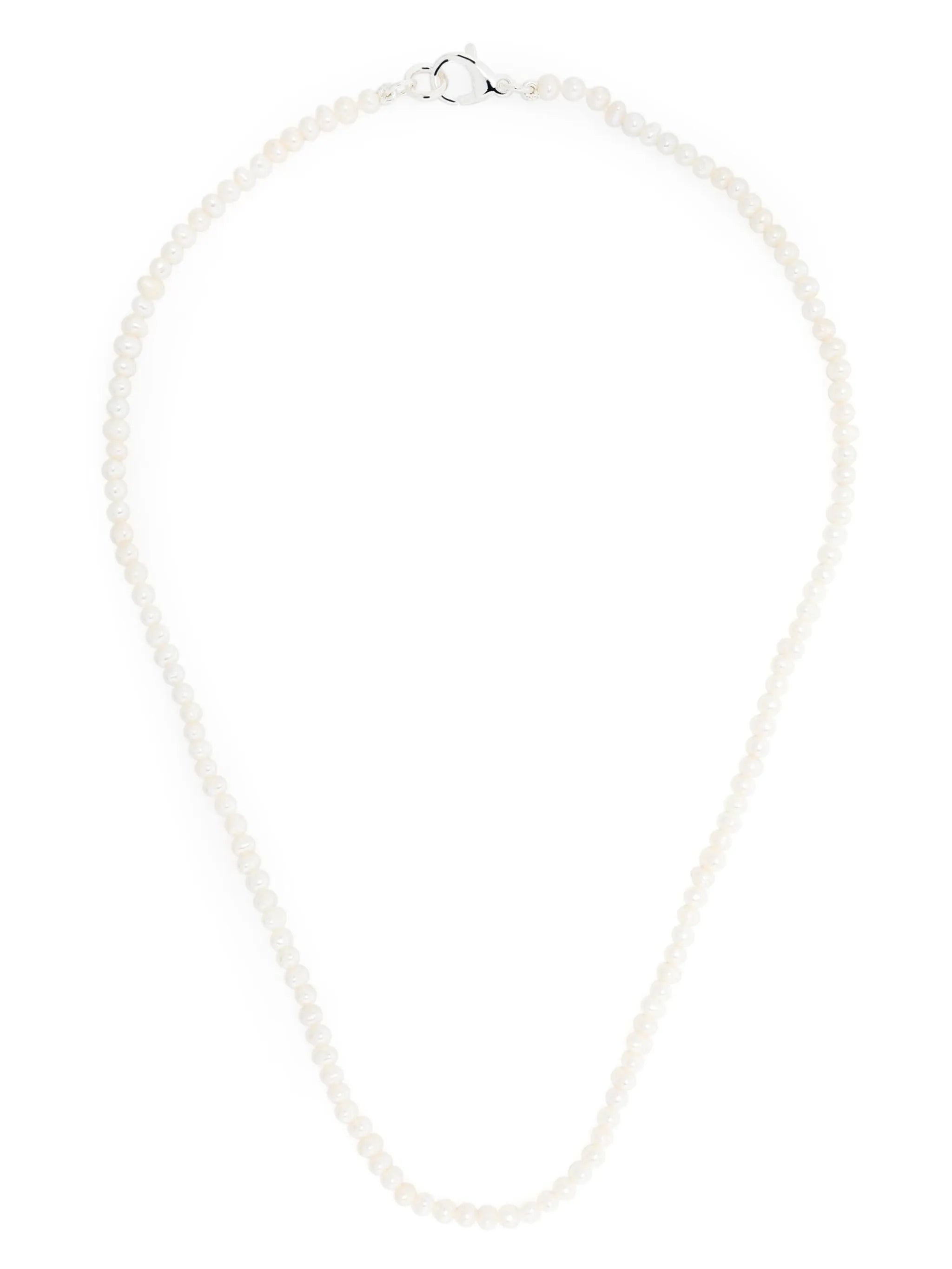 mini pearl-chain necklace