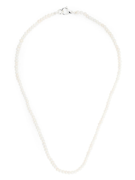 mini pearl-chain necklace