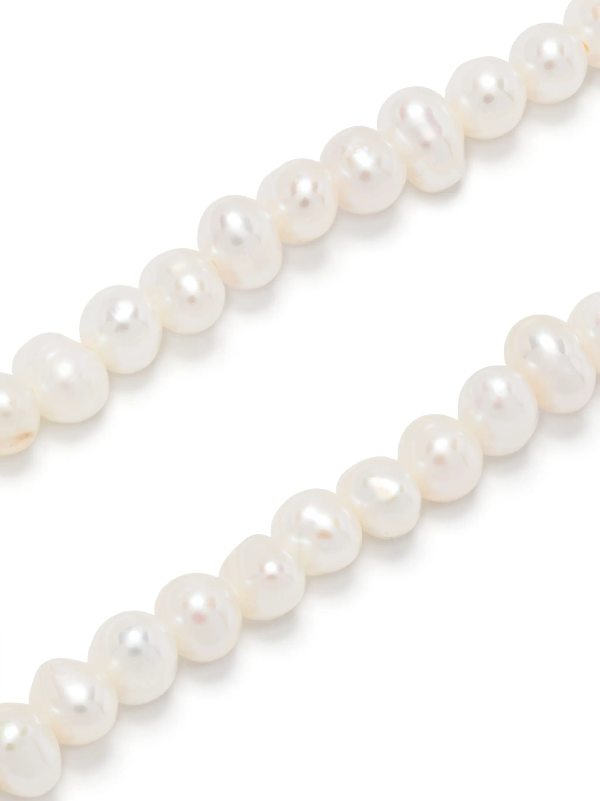 mini pearl-chain necklace