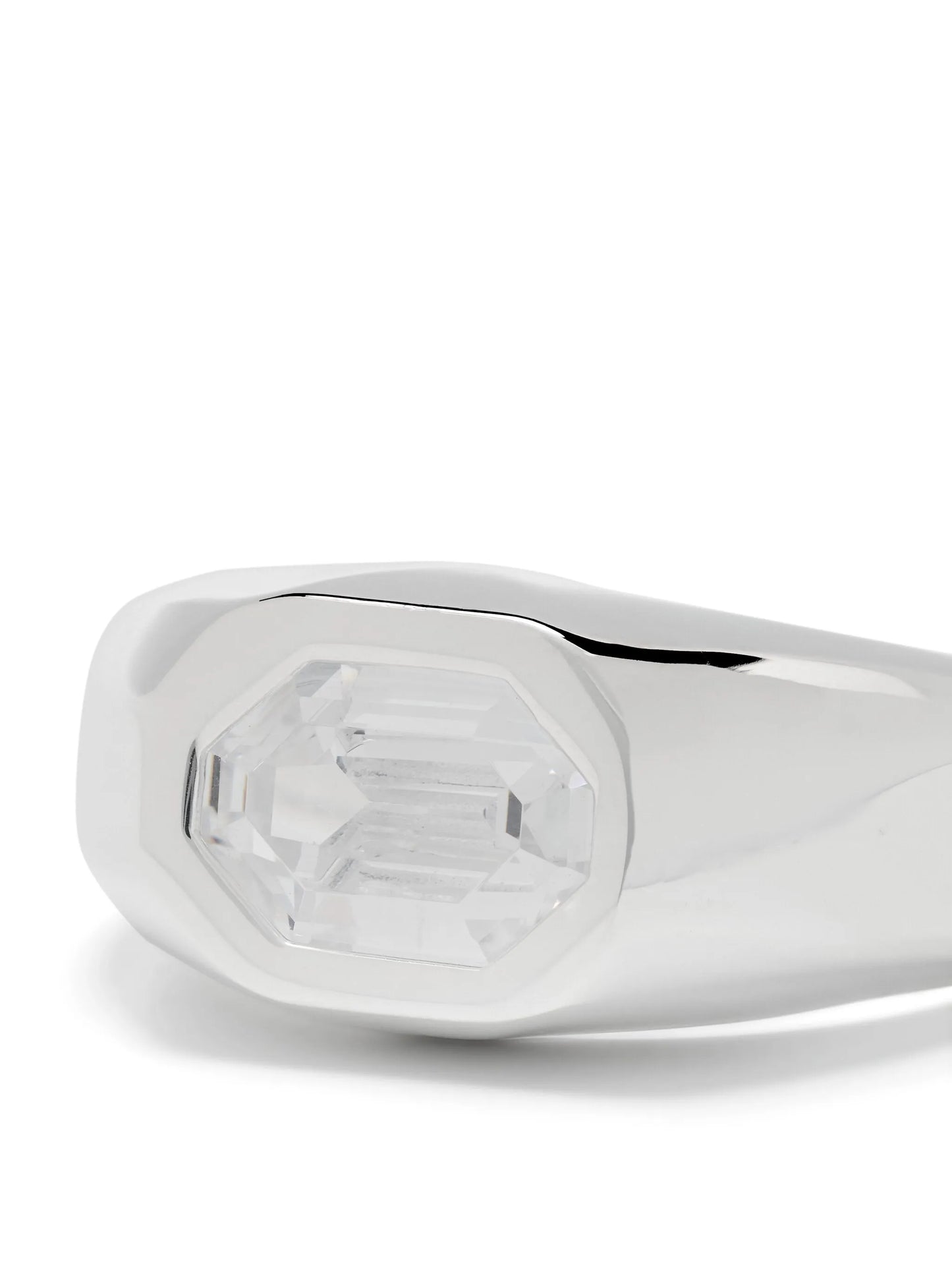 emerald-cut signet ring