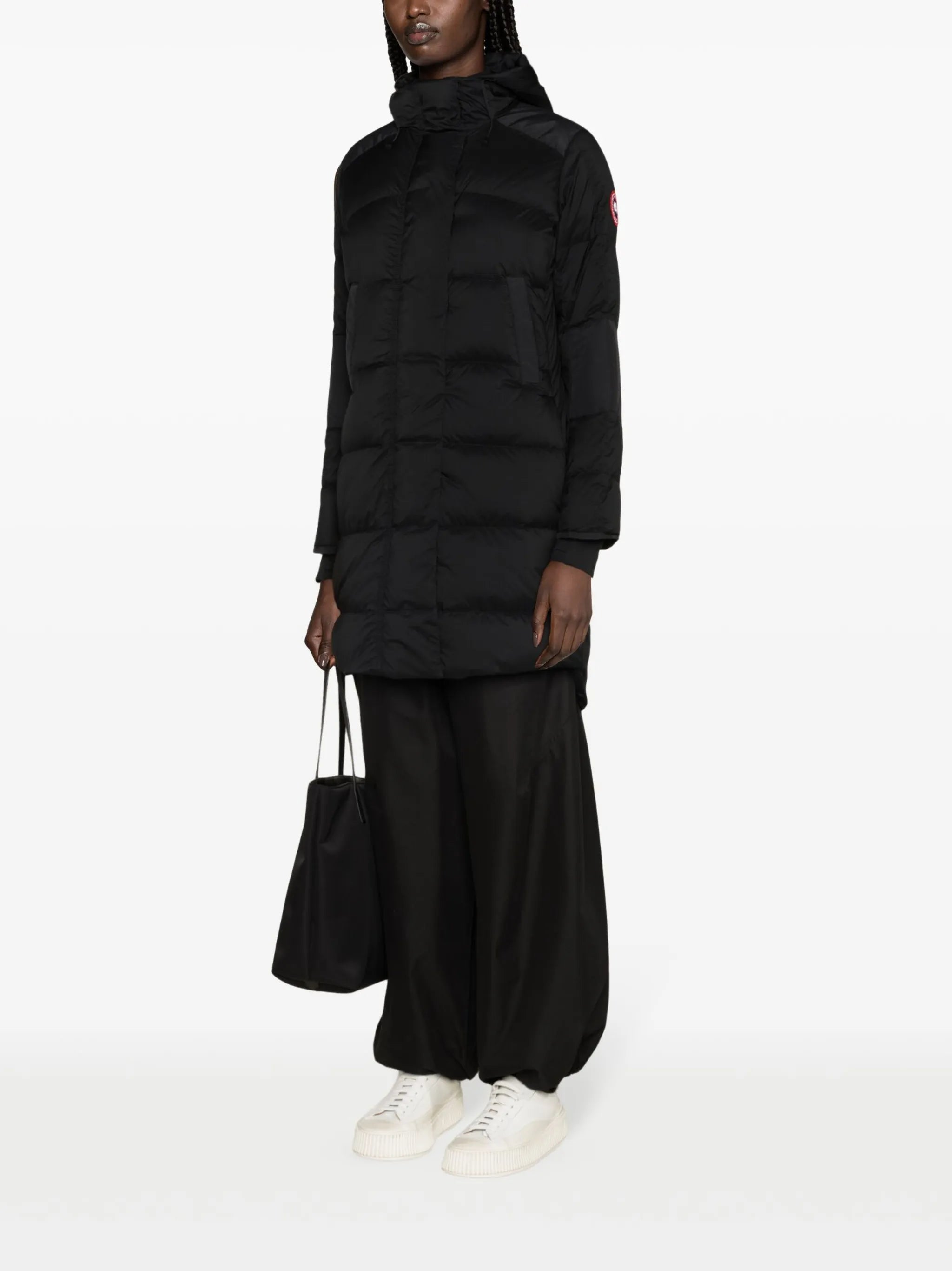 Alliston quilted hooded coat
