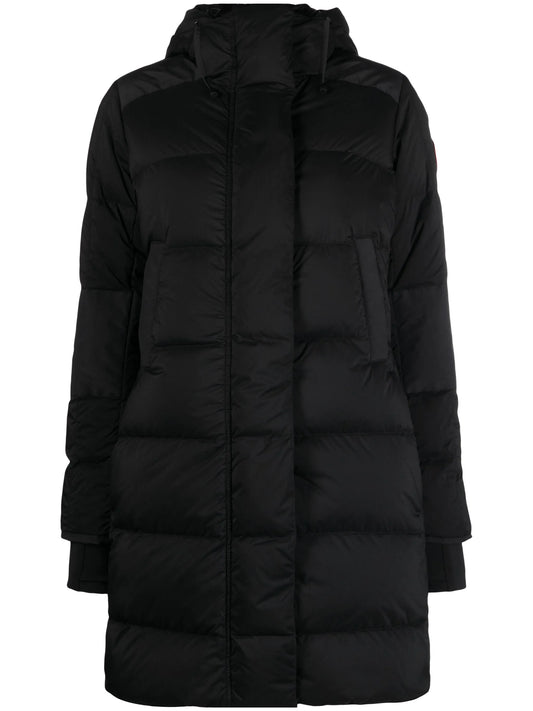 Alliston quilted hooded coat