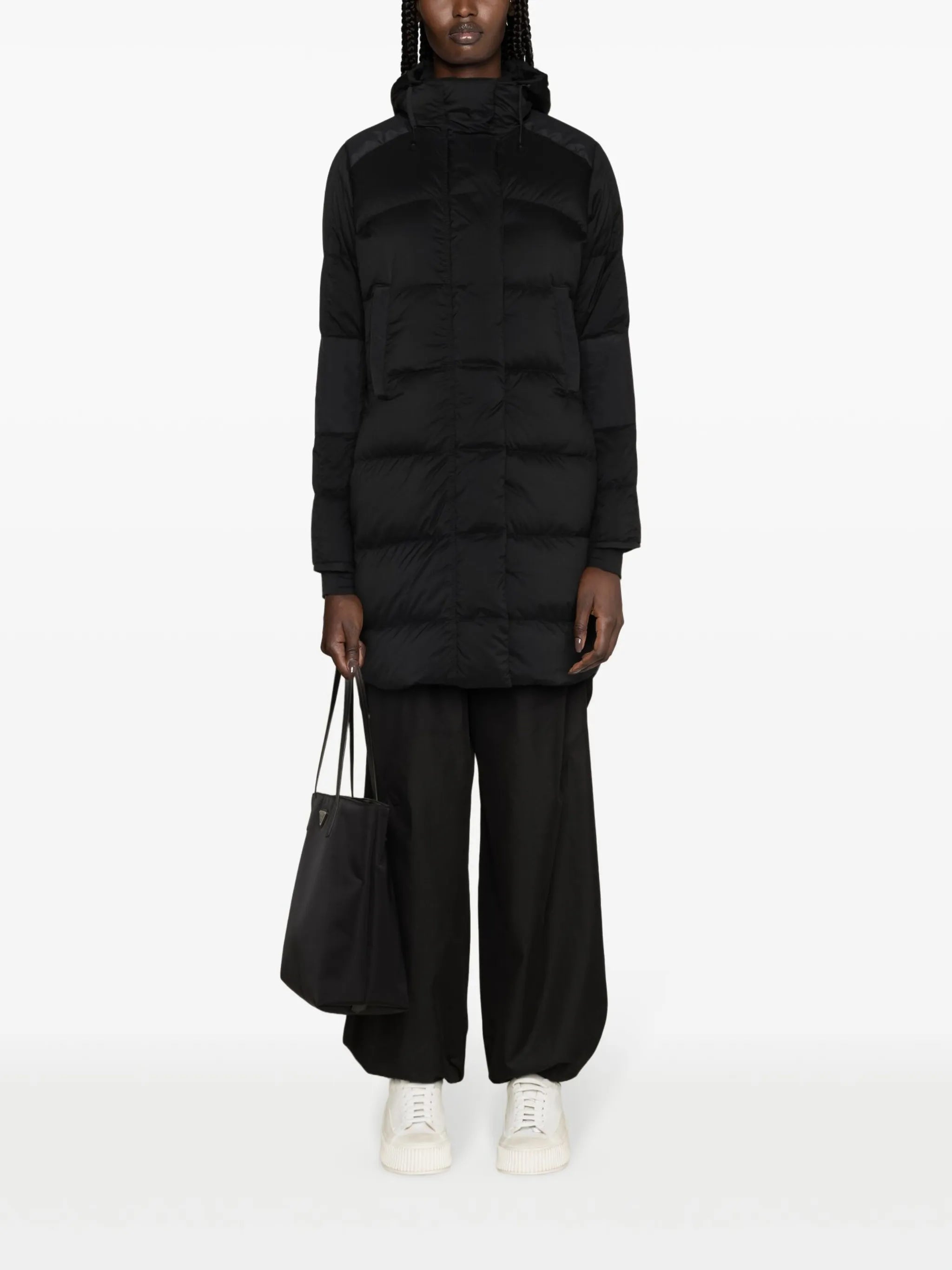 Alliston quilted hooded coat