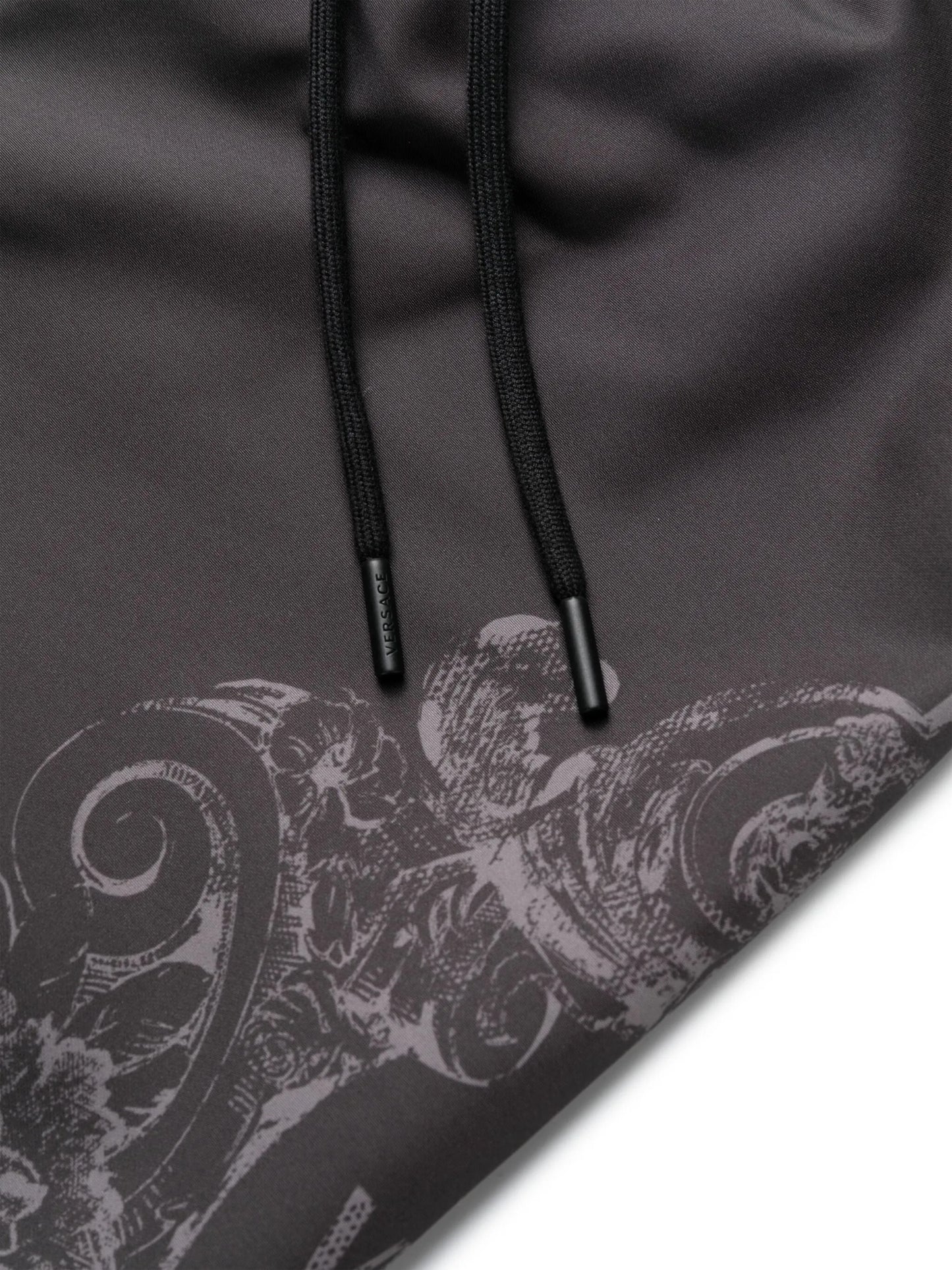 Versace Cartouche-print swim shorts