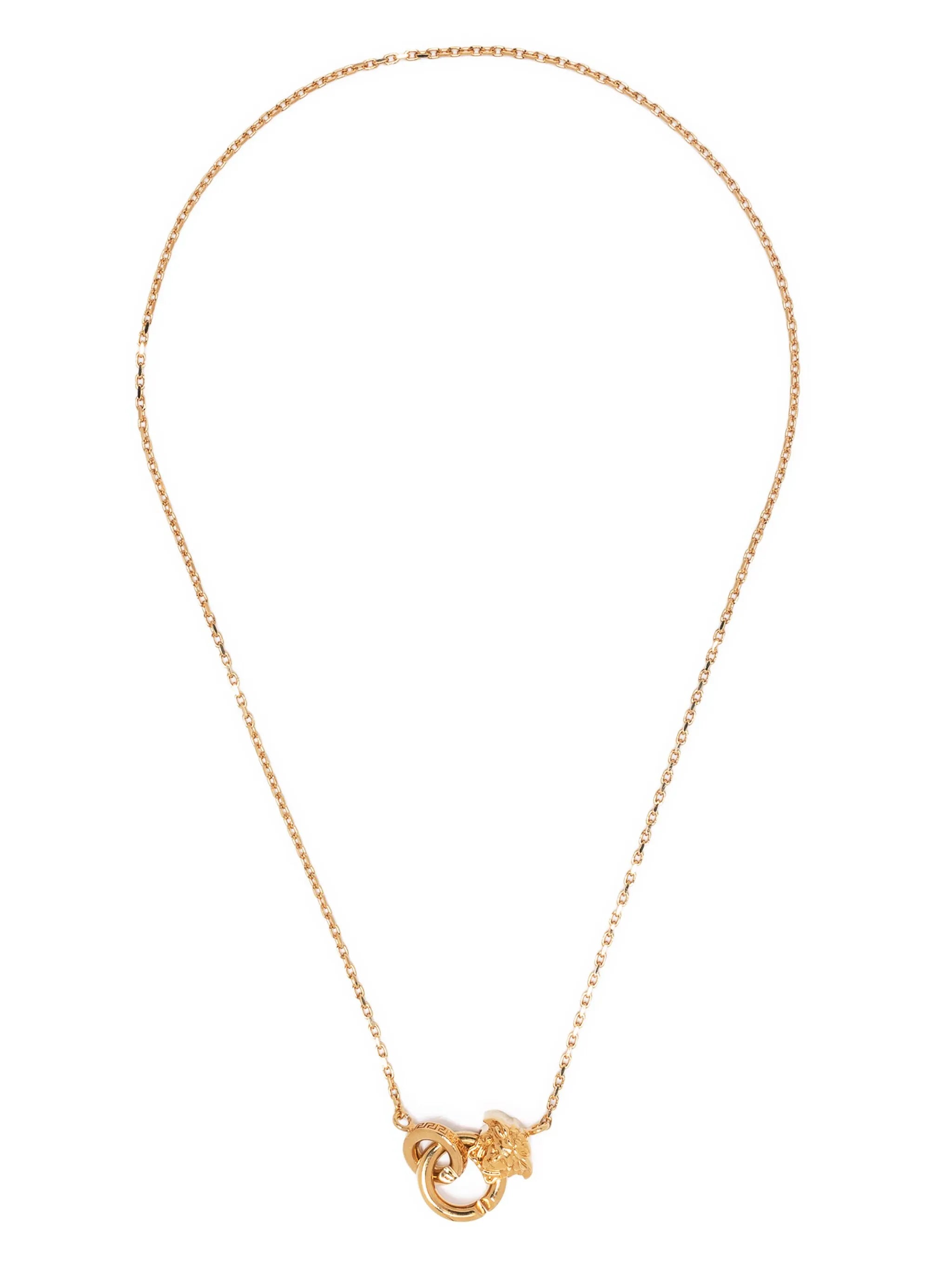 Medusa rolo-chain necklace