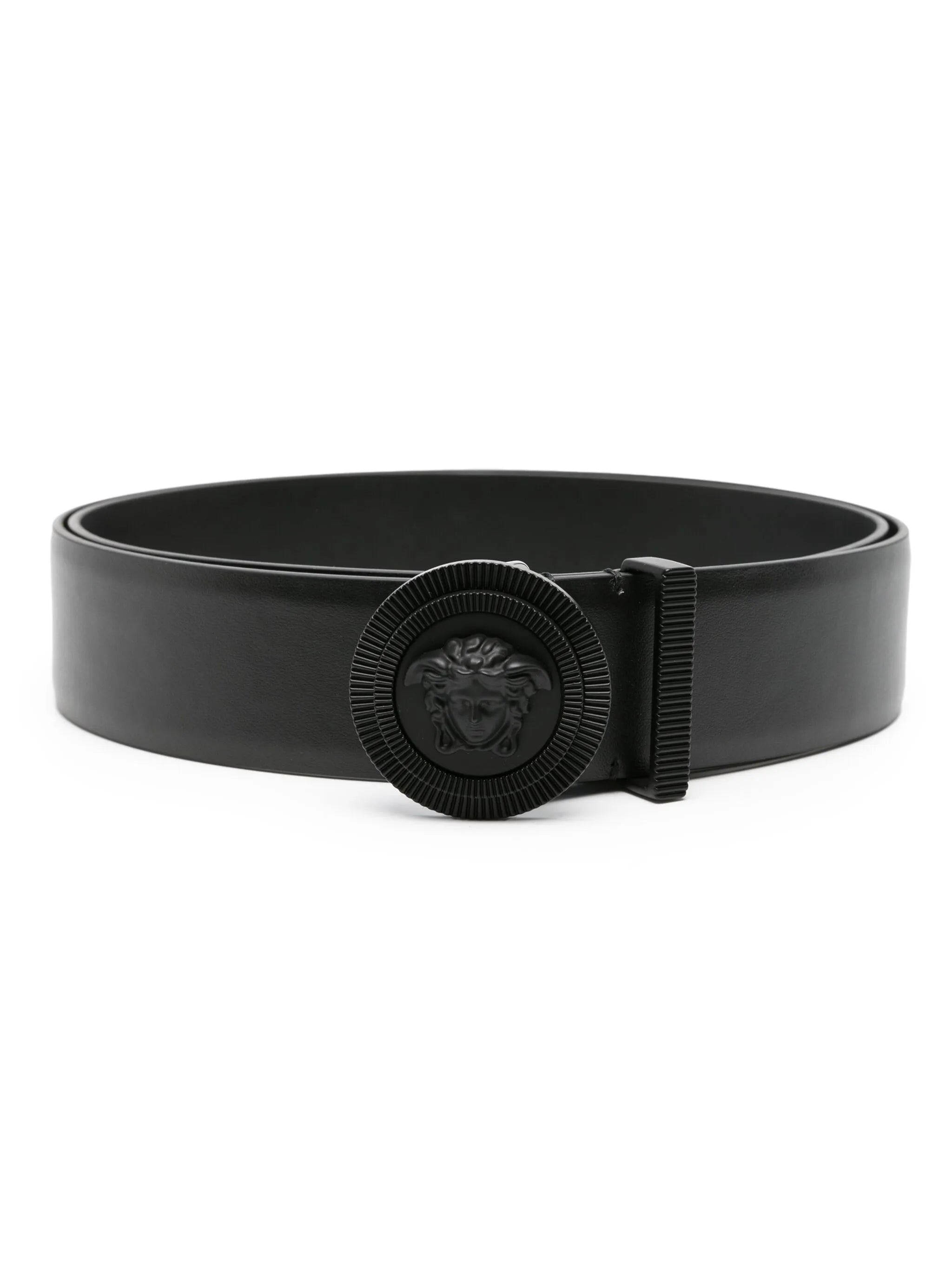 Medusa Biggie tonal leather belt