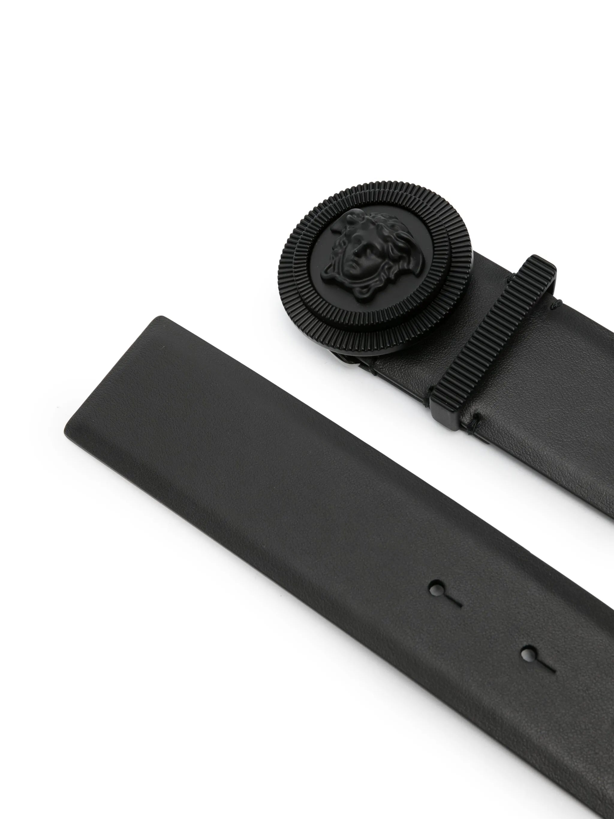 Medusa Biggie tonal leather belt