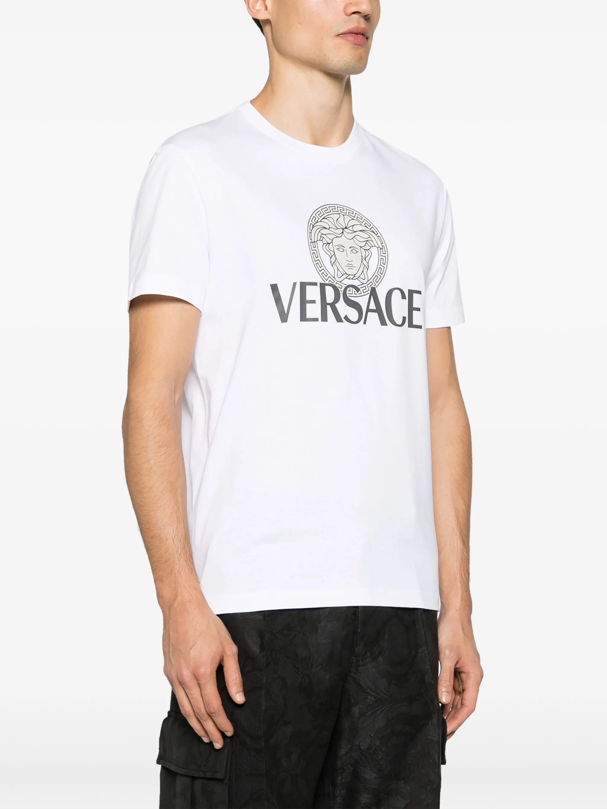 Medusa logo-print T-shirt