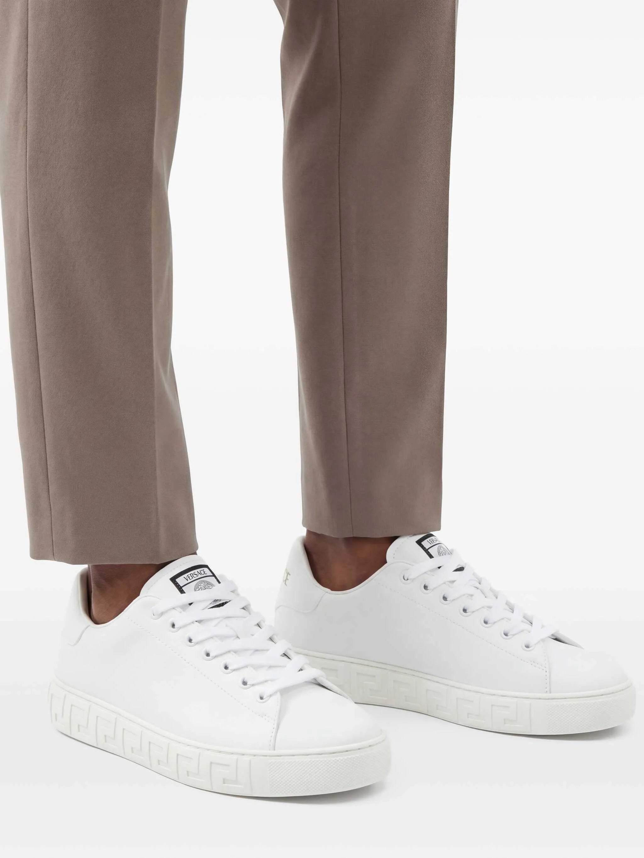 Greca-embossed sneakers
