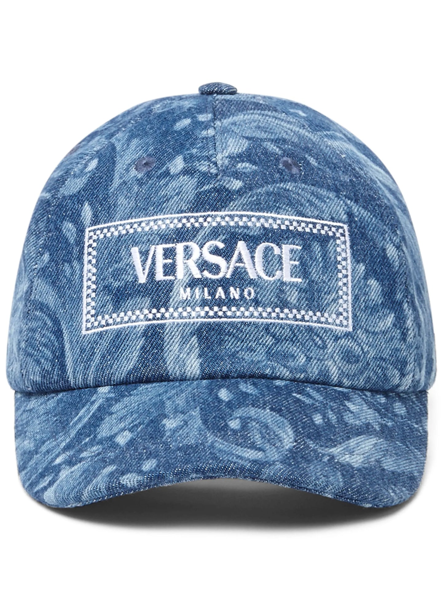 logo-embroidered cotton cap