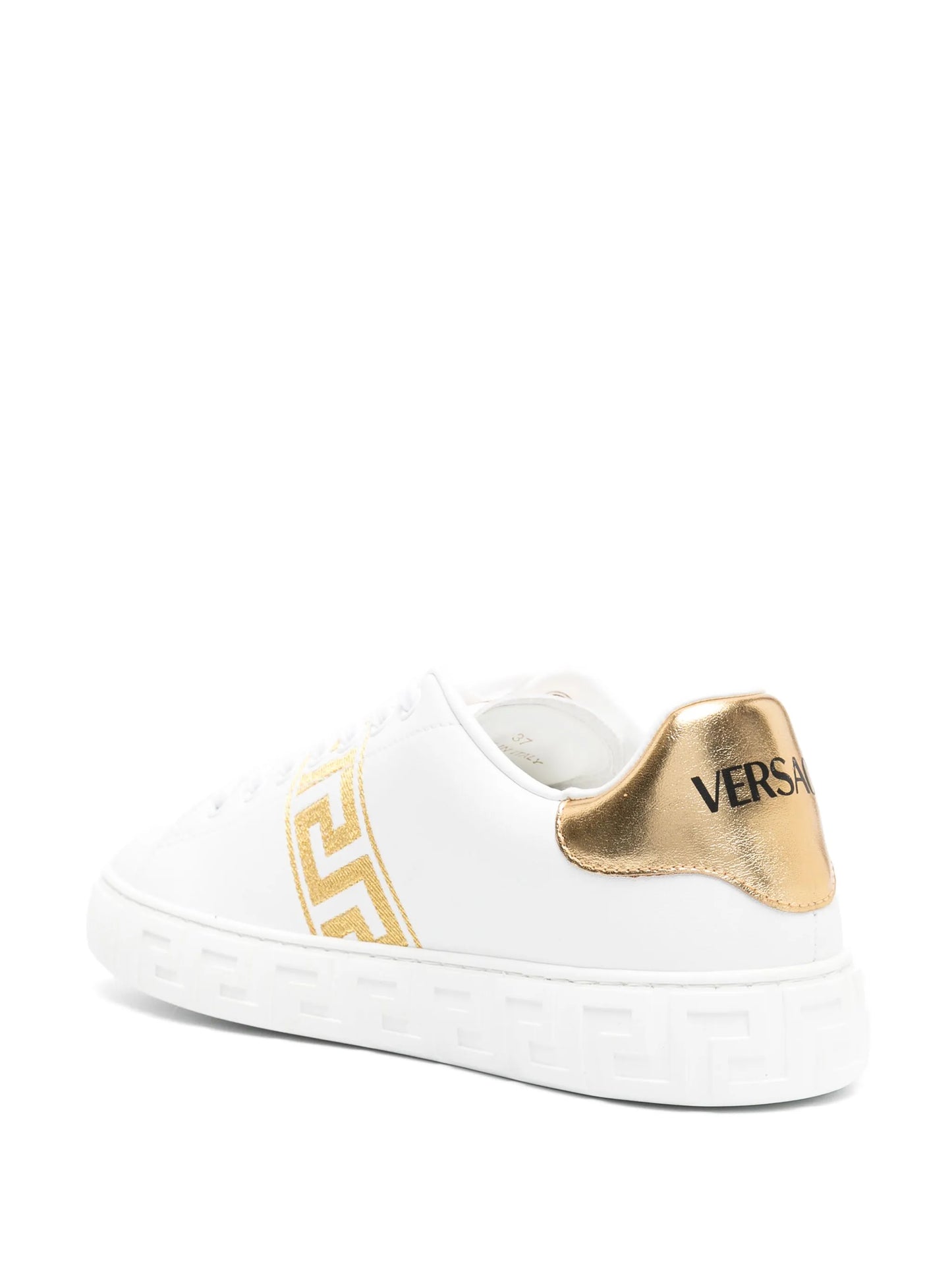 Greca-embroidered sneakers