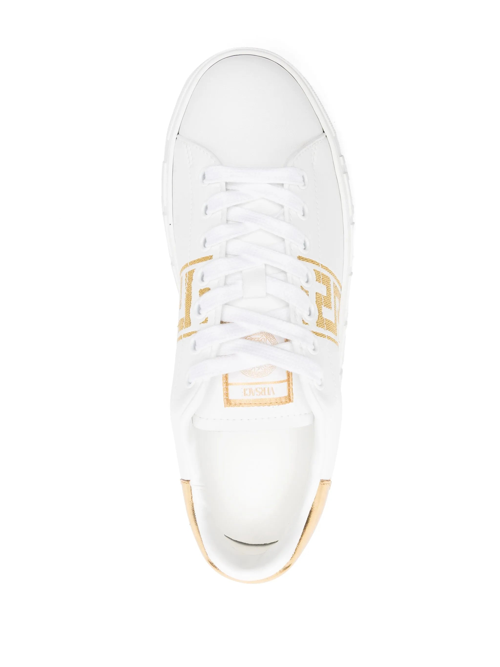 Greca-embroidered sneakers