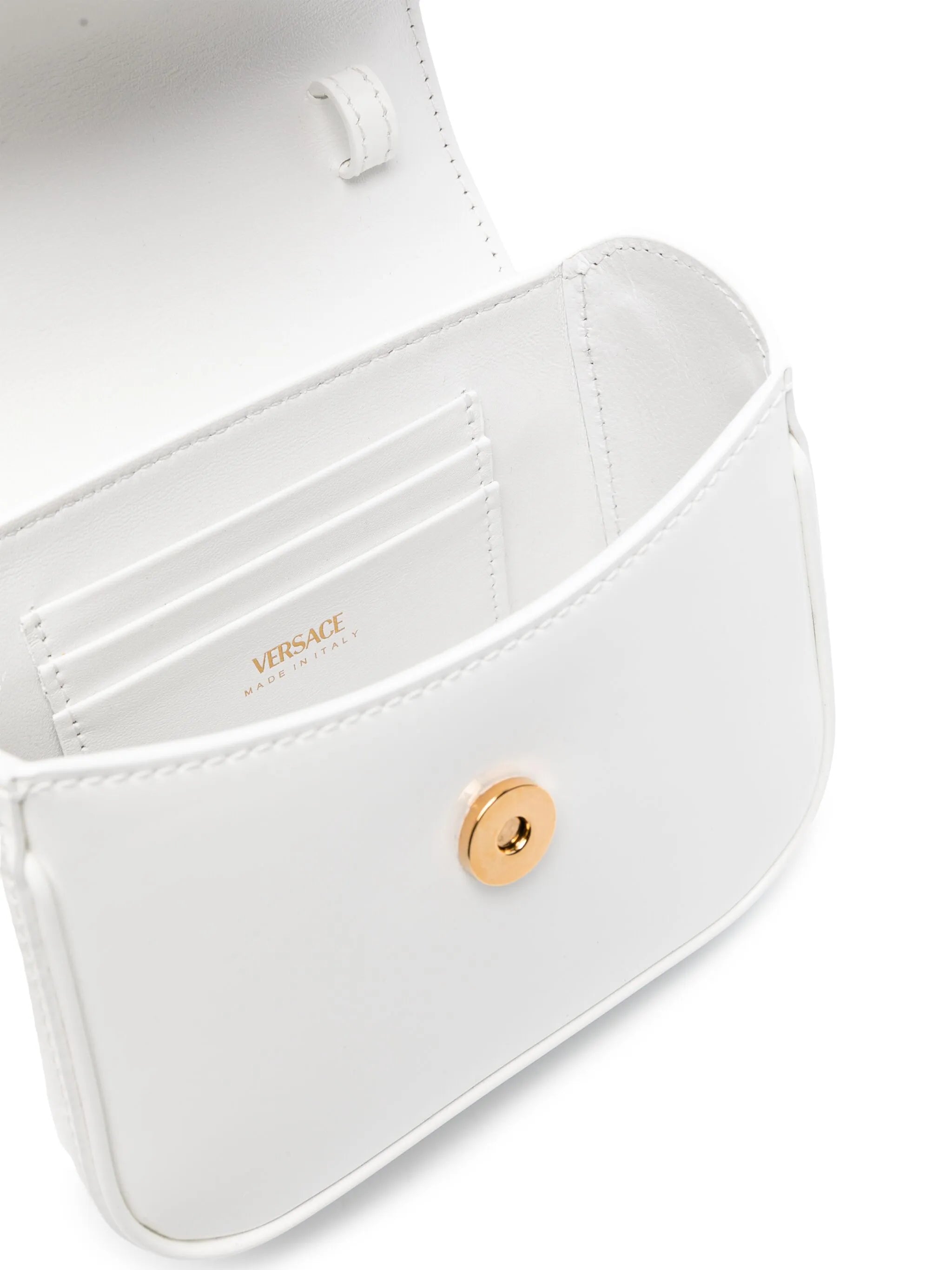 La Medusa patent mini bag