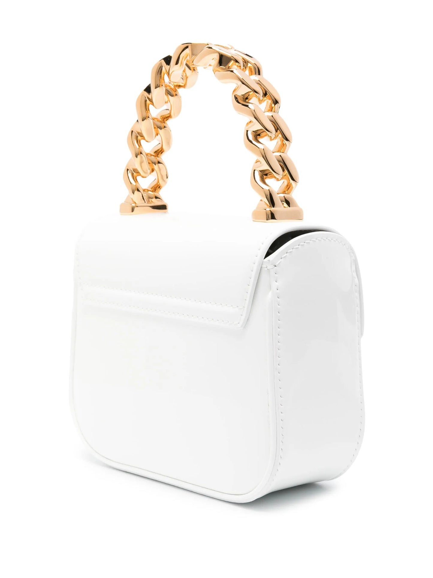 La Medusa patent mini bag
