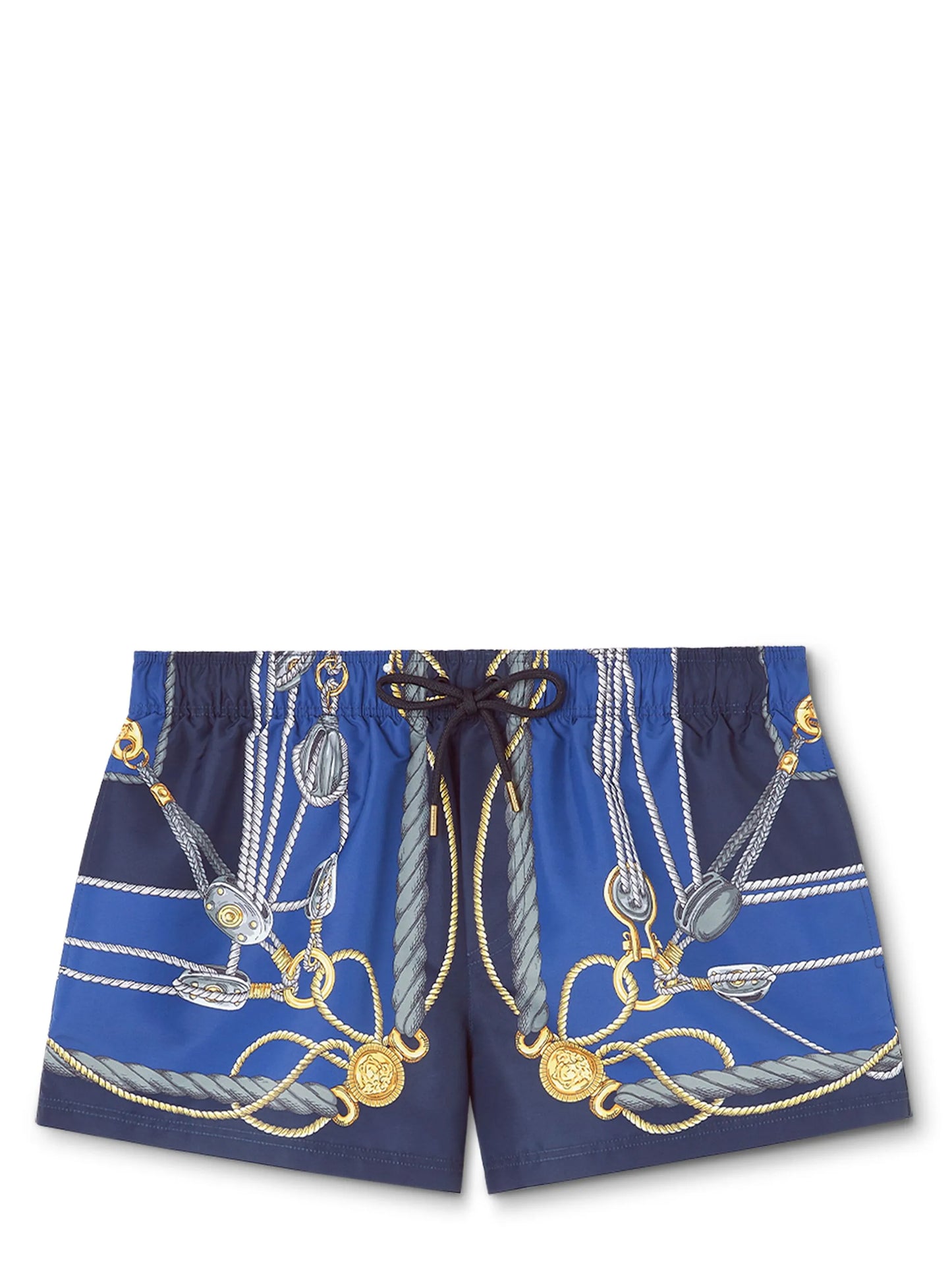 Nautical graphic-print swim shorts
