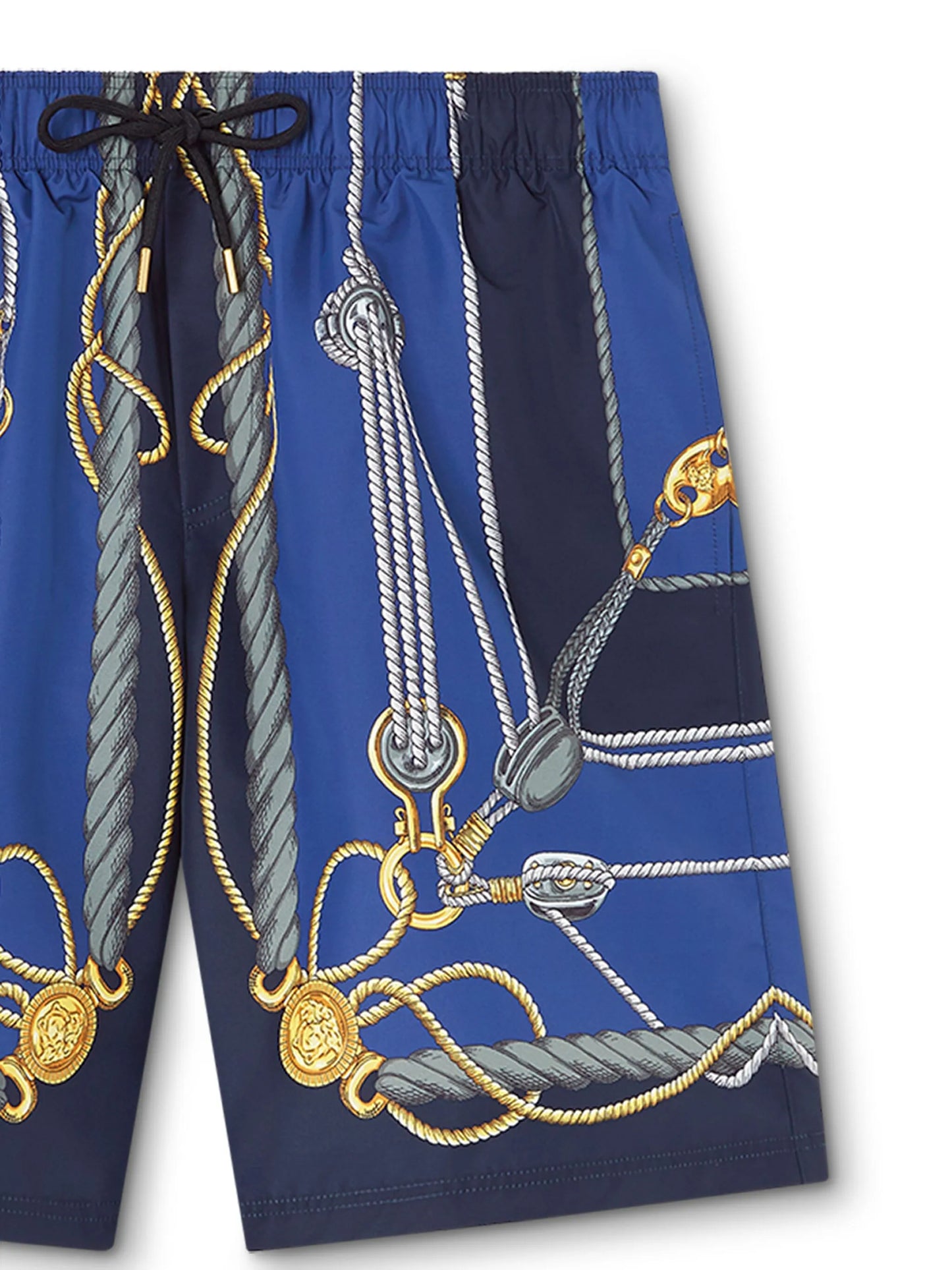Versace Nautical-print swim shorts