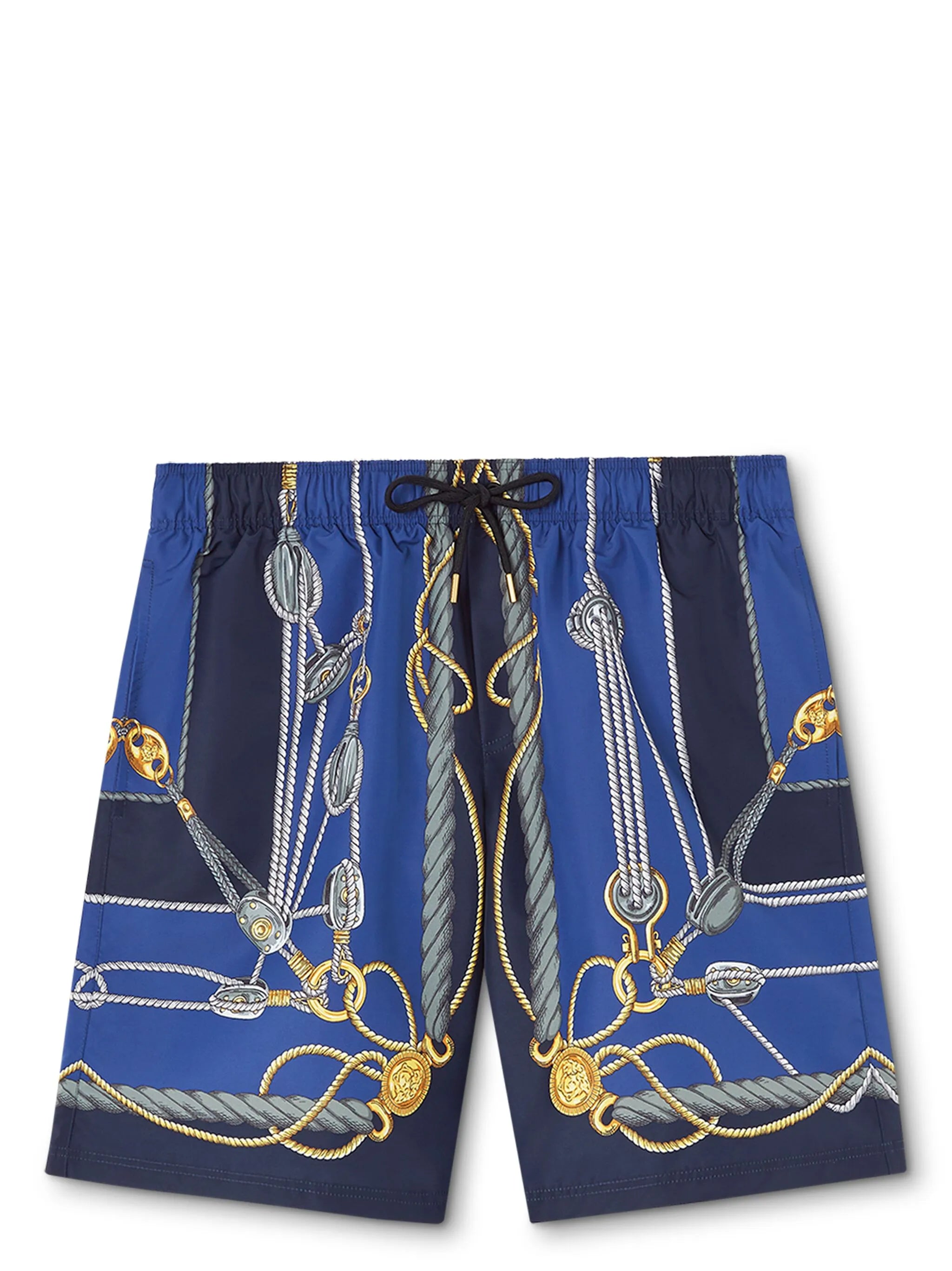Versace Nautical-print swim shorts