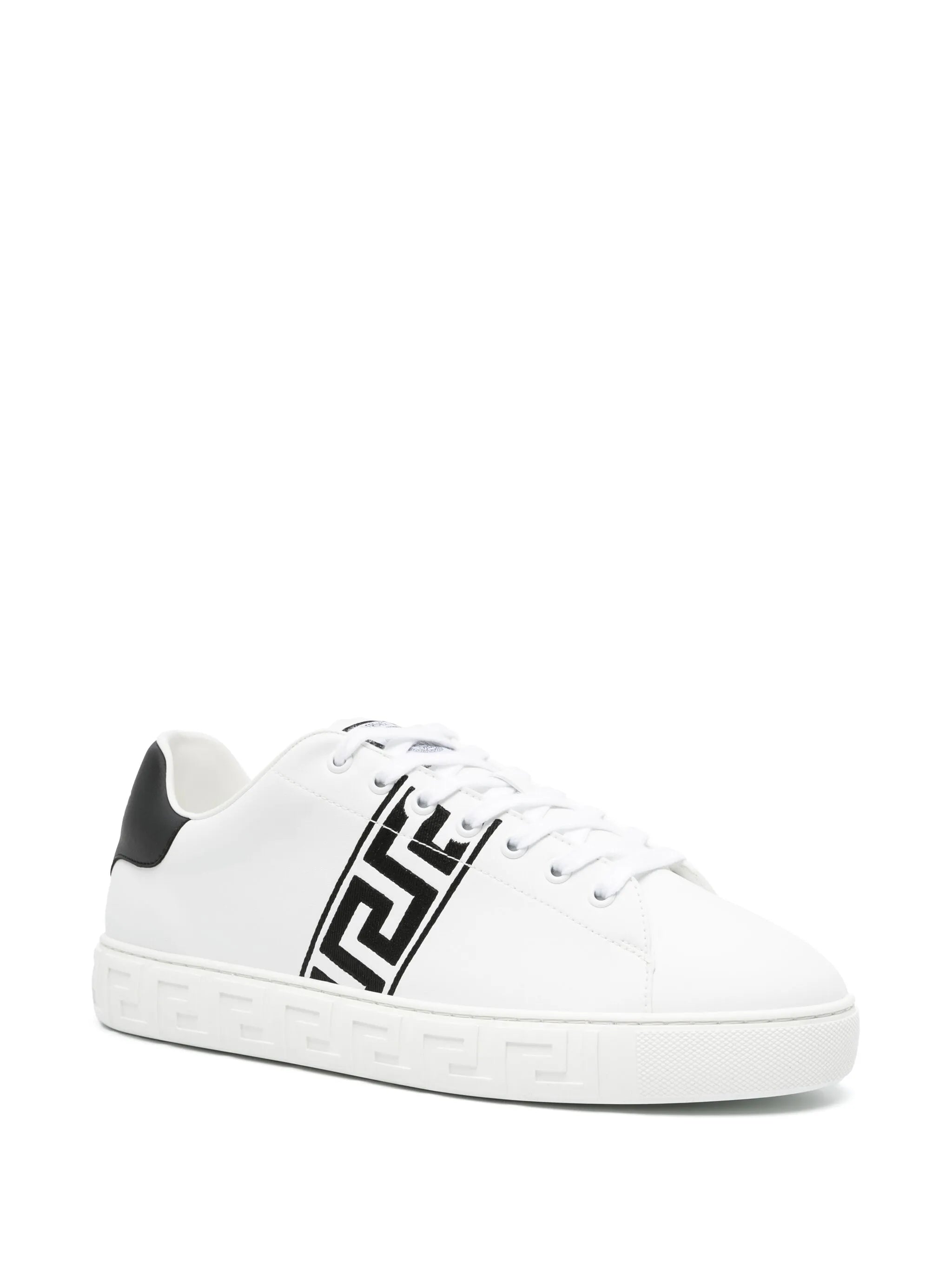 Greca-embroidered sneakers