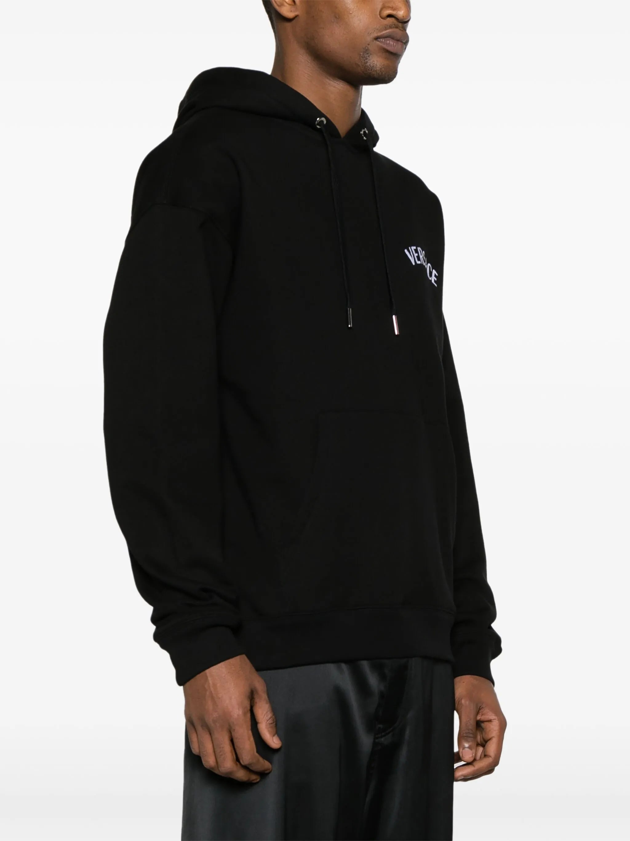 Milano Stamp-embroidered cotton hoodie