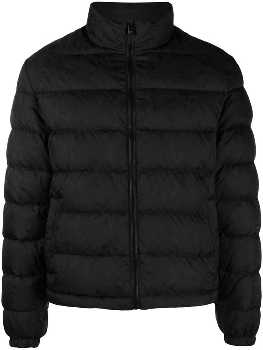 Barocco-print padded jacket